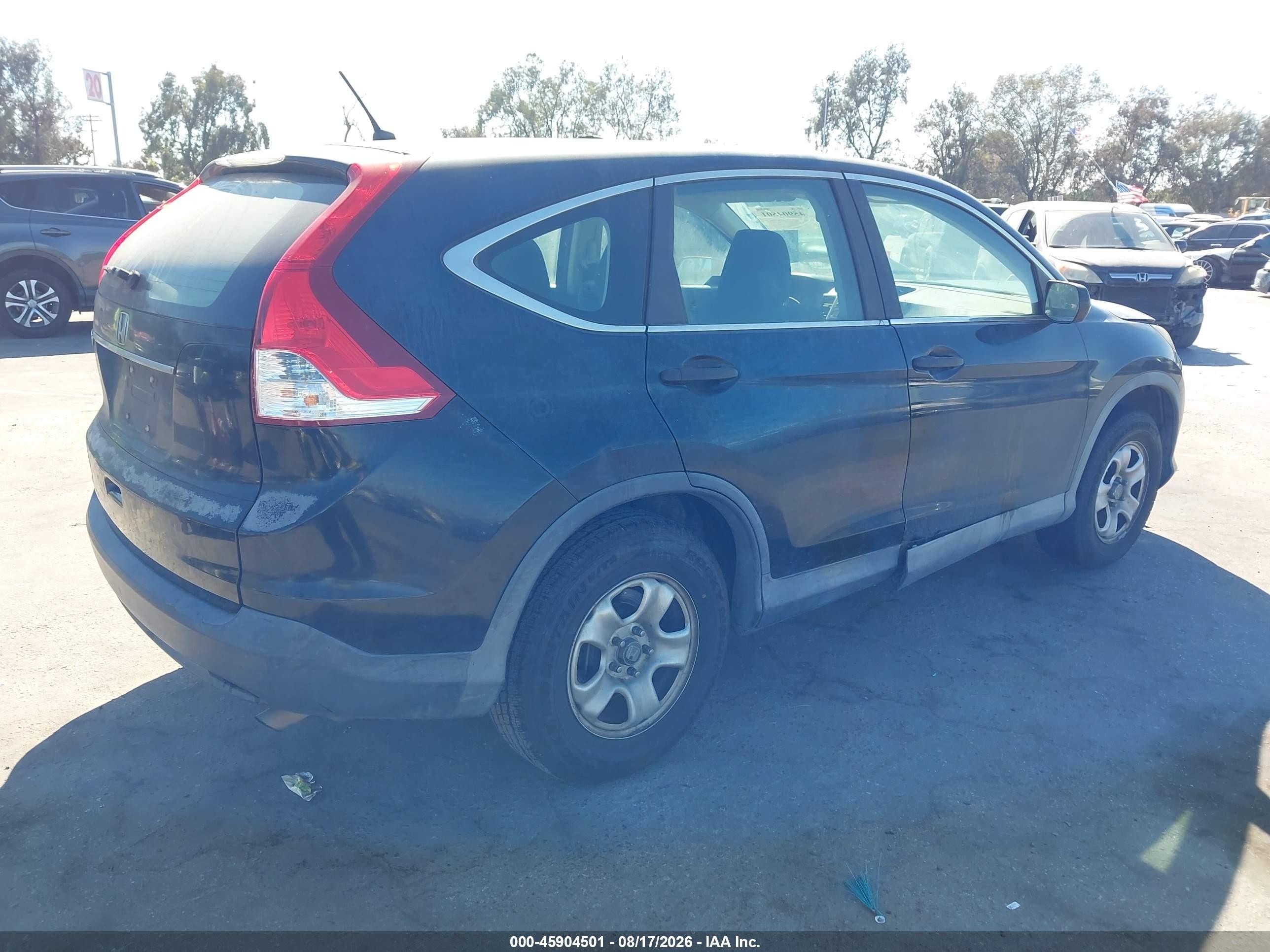 2012 Honda Cr-v Lx Черный vin: 2HKRM3H34CH508622