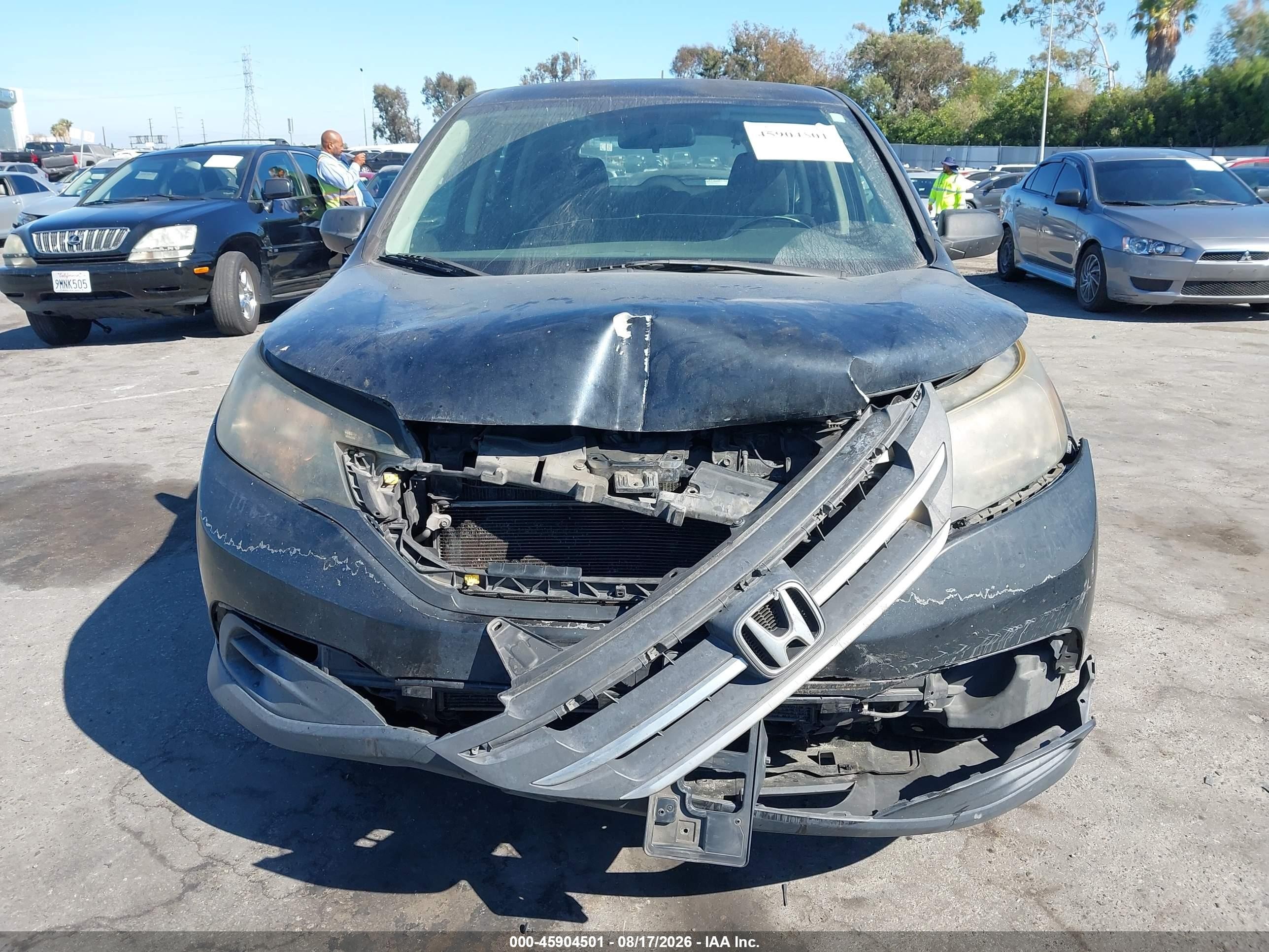 2012 Honda Cr-v Lx Черный vin: 2HKRM3H34CH508622
