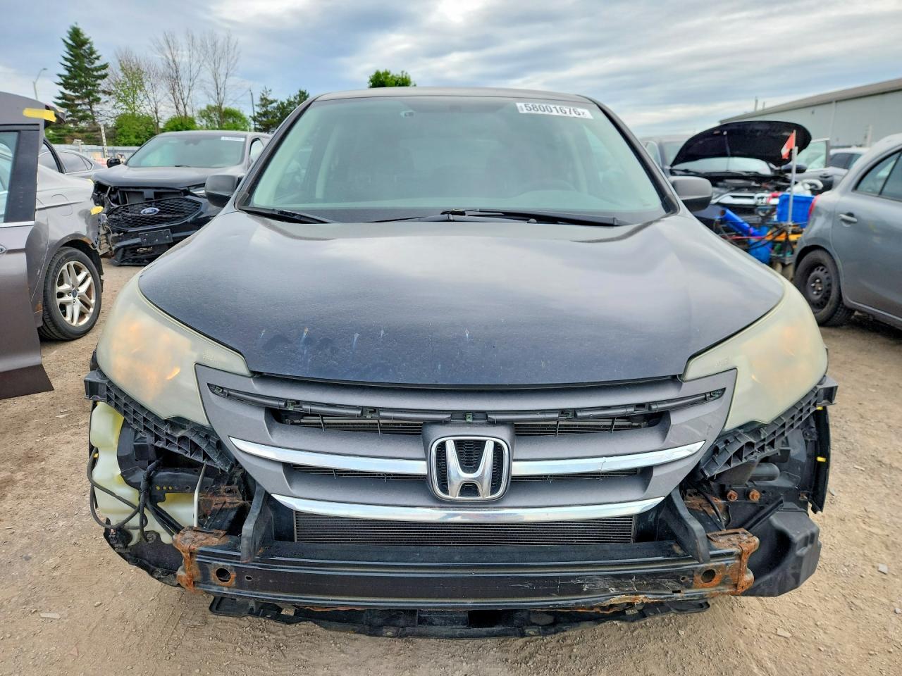 2013 Honda Cr-v Lx Black vin: 2HKRM3H34DH001298
