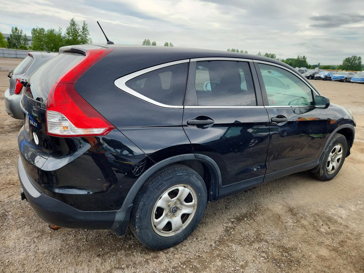2013 Honda Cr-v Lx Black vin: 2HKRM3H34DH001298
