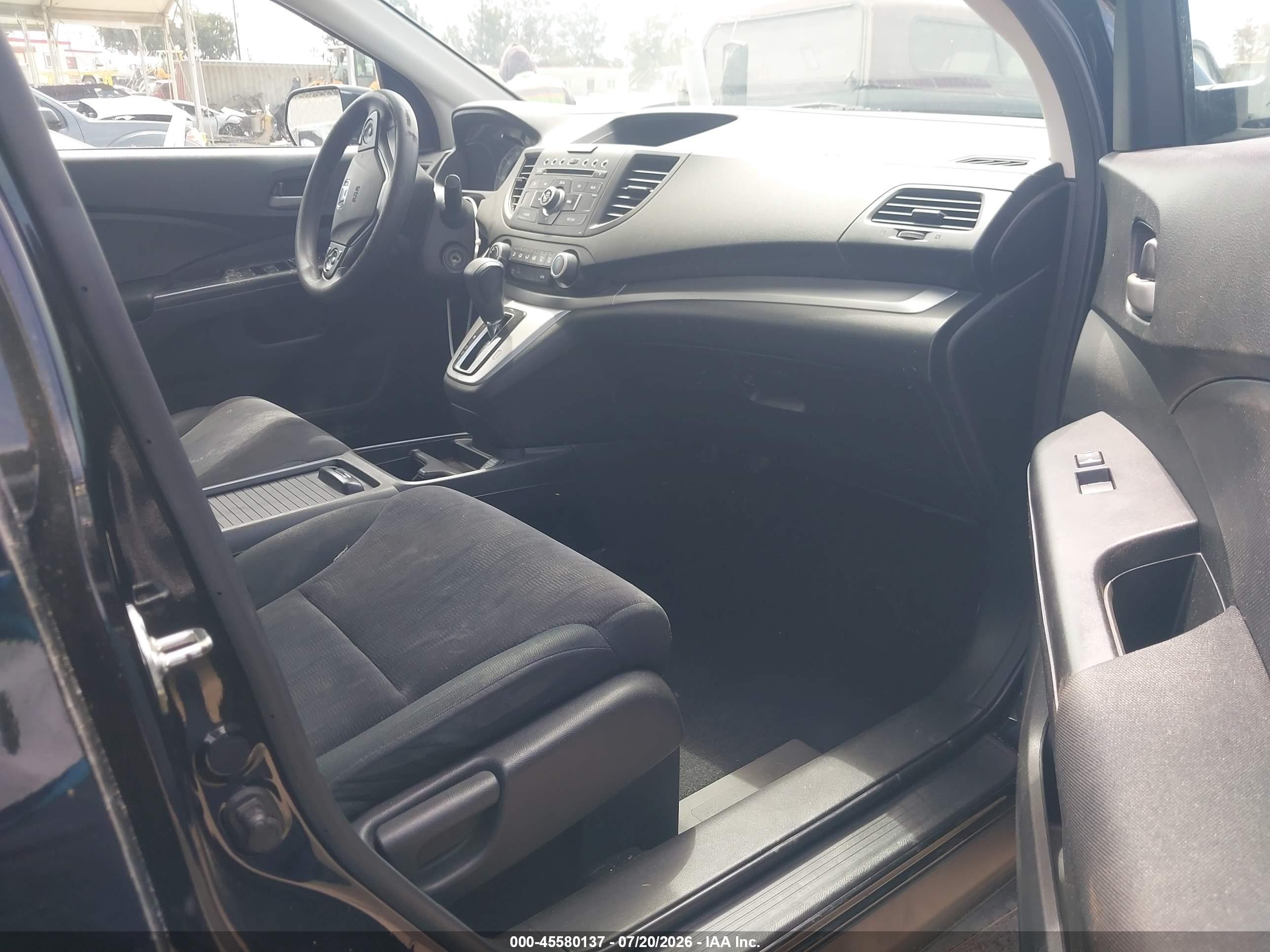 2013 Honda Cr-v Lx Black vin: 2HKRM3H34DH514454