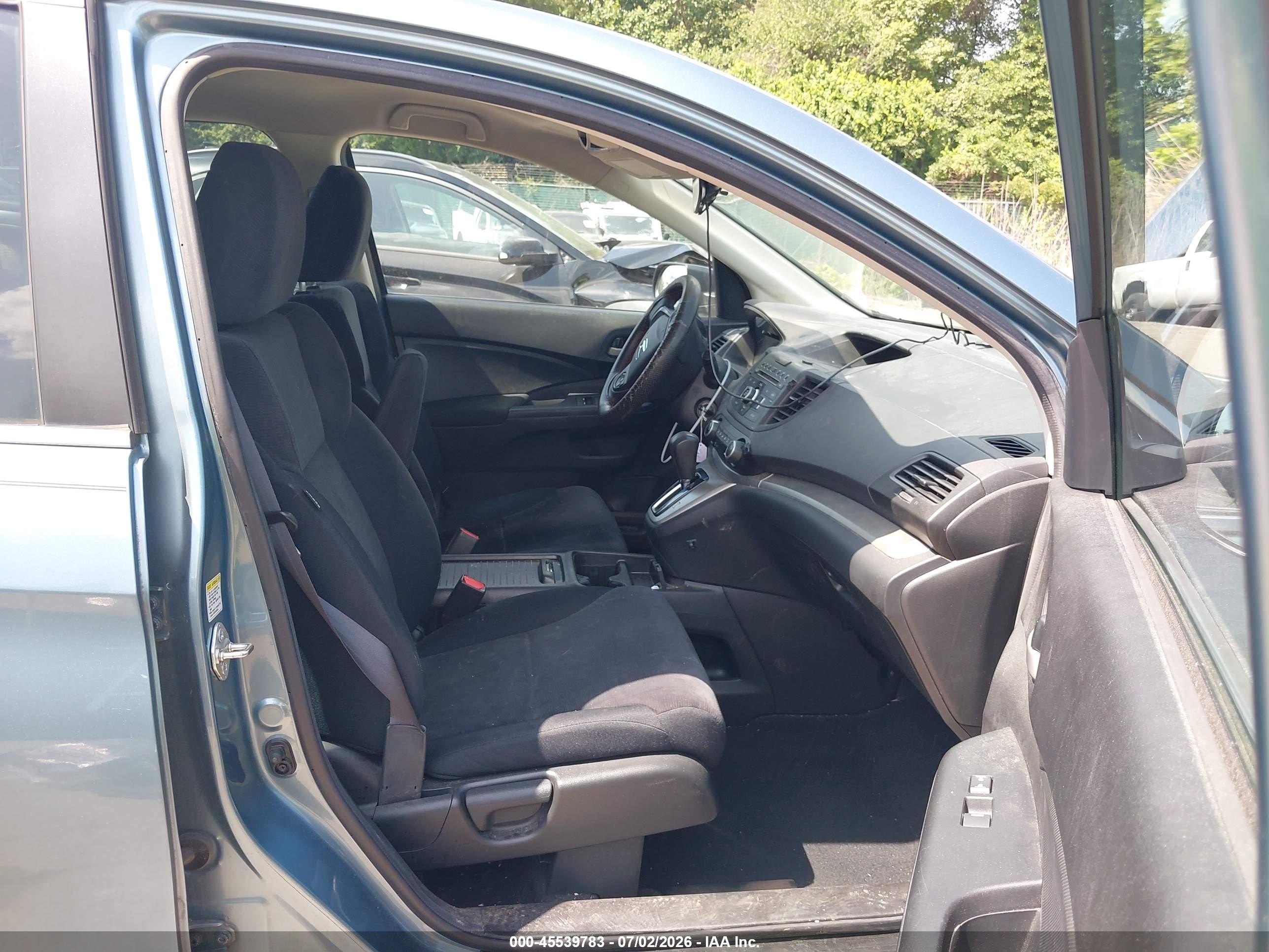 2014 Honda Cr-v Lx Blue vin: 2HKRM3H34EH538691