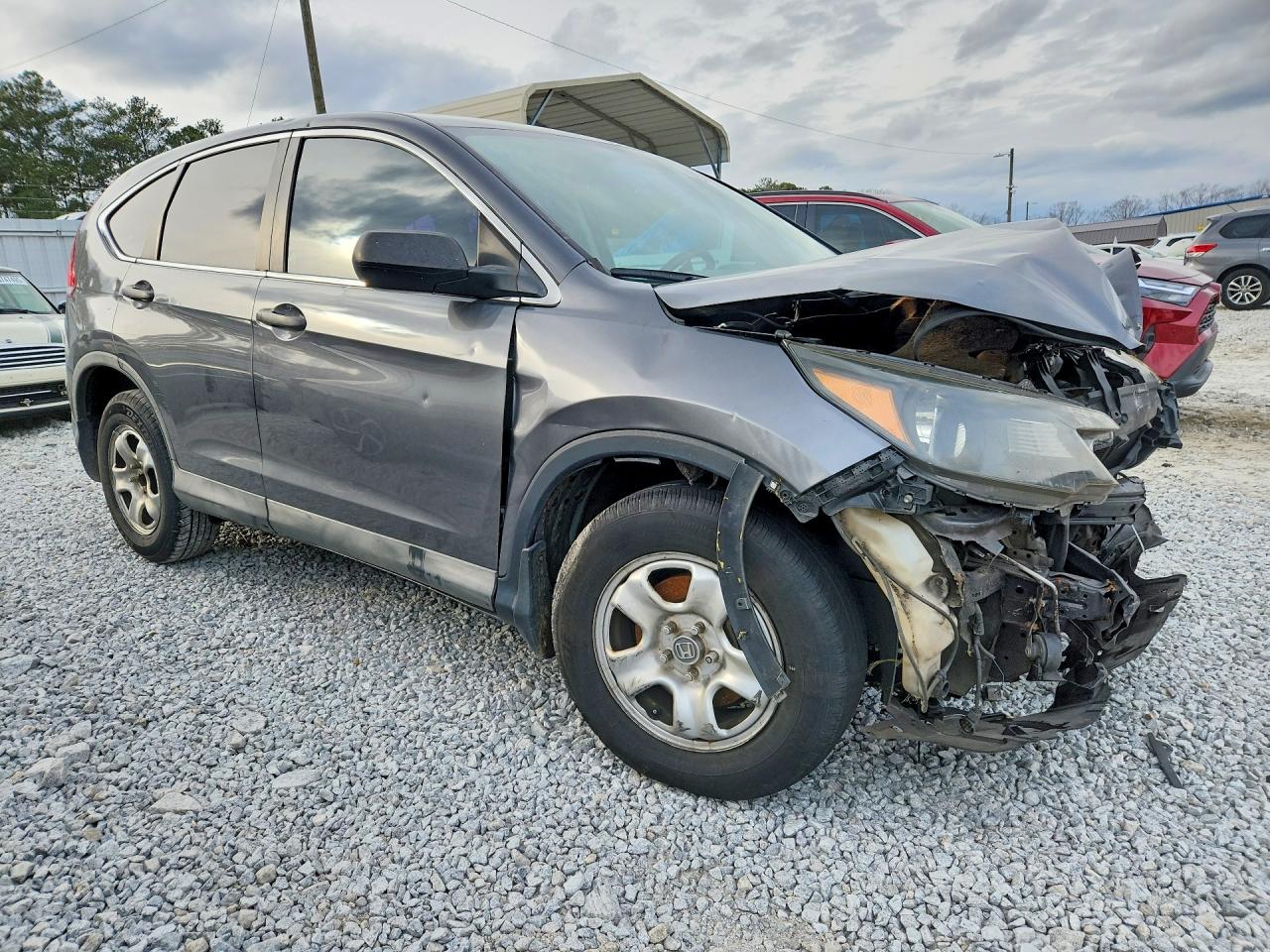 2012 Honda Cr-v Lx Серый vin: 2HKRM3H35CH501047