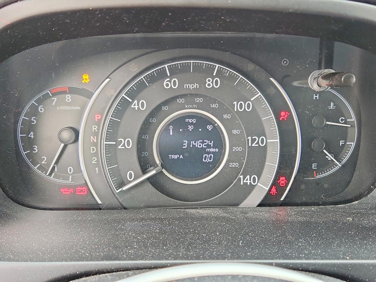 2012 Honda Cr-v Lx Серый vin: 2HKRM3H35CH501047