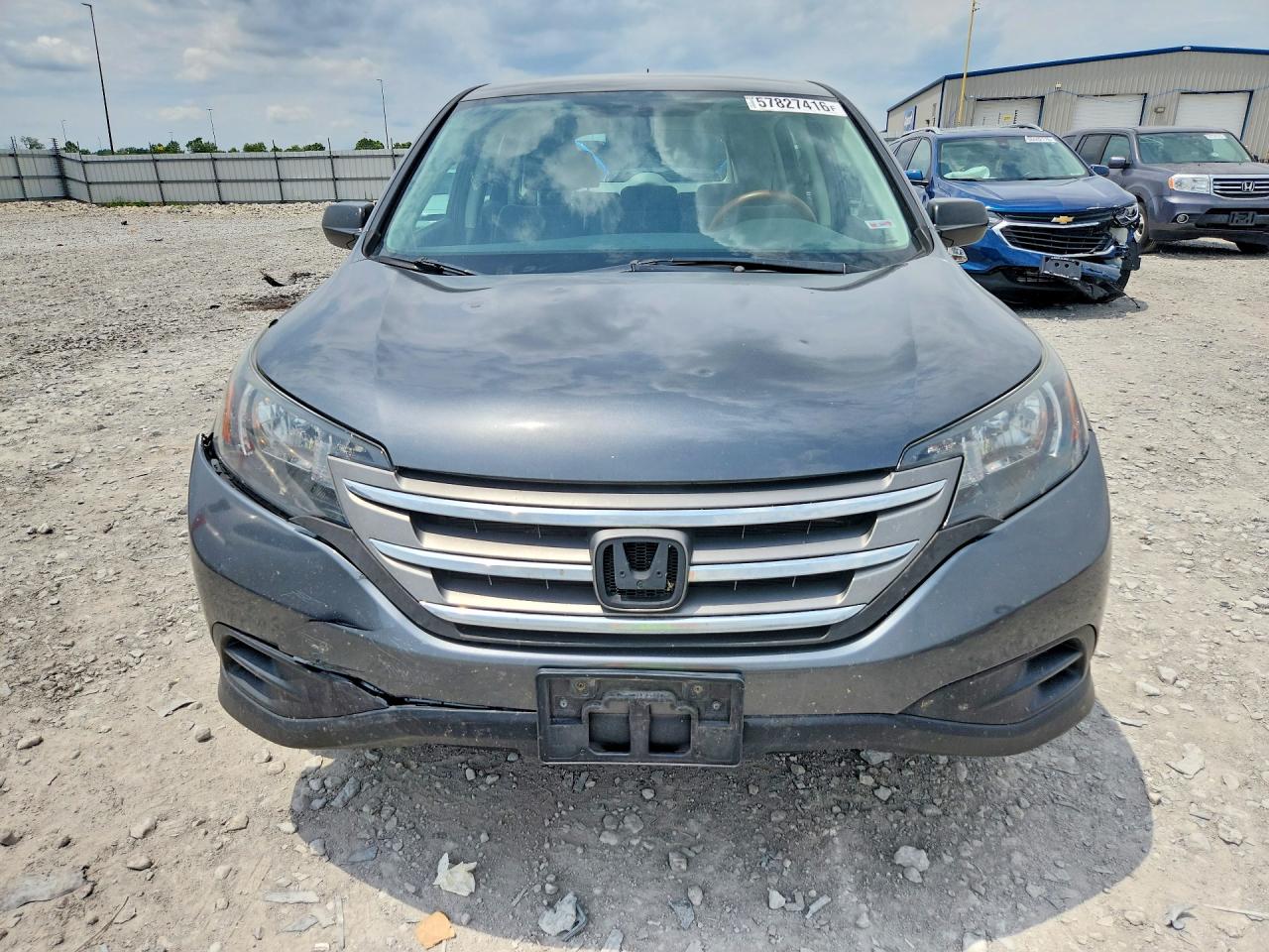 2013 Honda Cr-v Lx Gray vin: 2HKRM3H35DH507657
