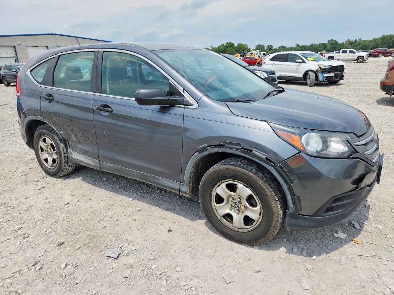 2013 Honda Cr-v Lx Gray vin: 2HKRM3H35DH507657