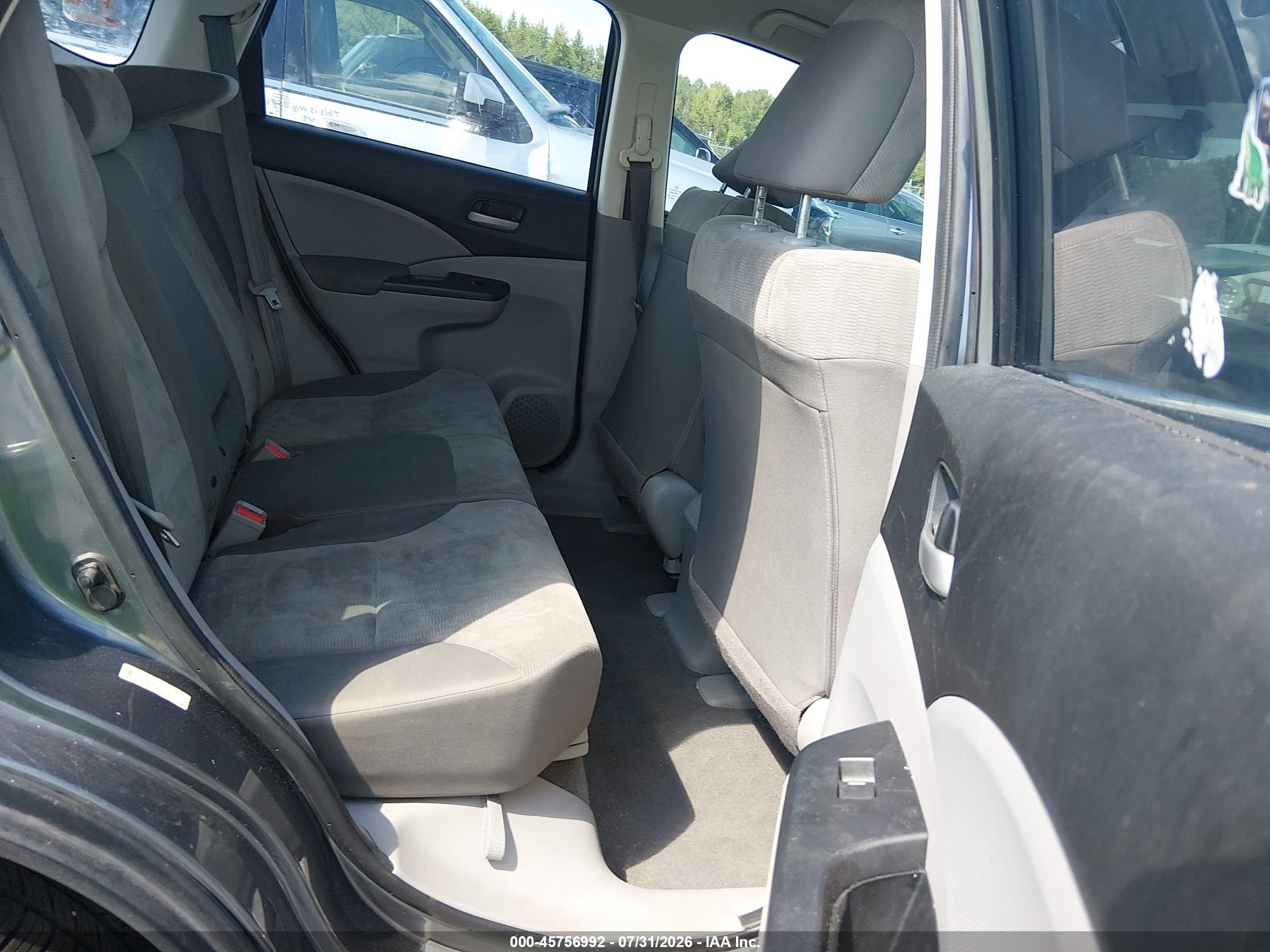 2013 Honda Cr-v Lx Light Blue vin: 2HKRM3H35DH512745