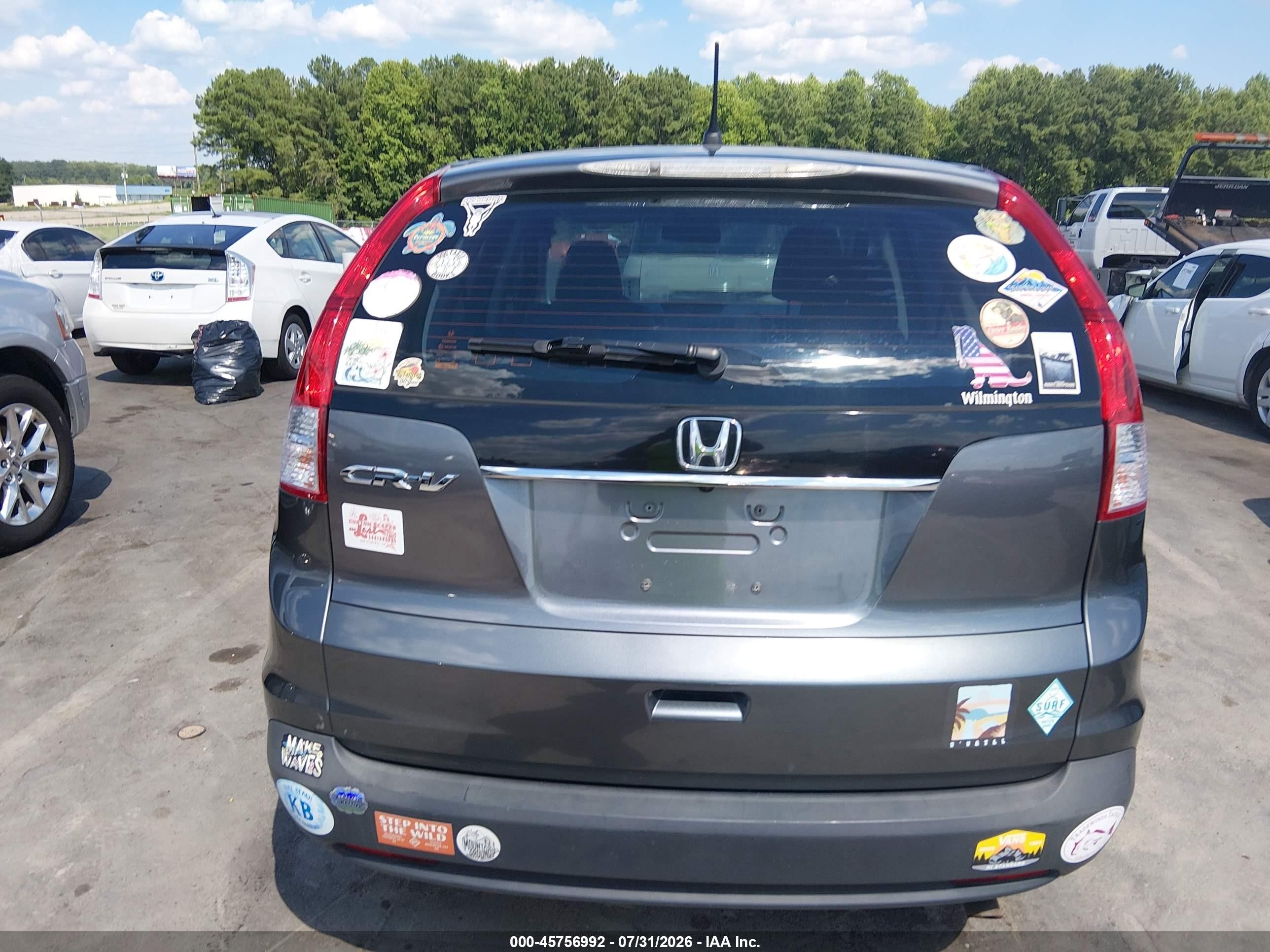 2013 Honda Cr-v Lx Light Blue vin: 2HKRM3H35DH512745
