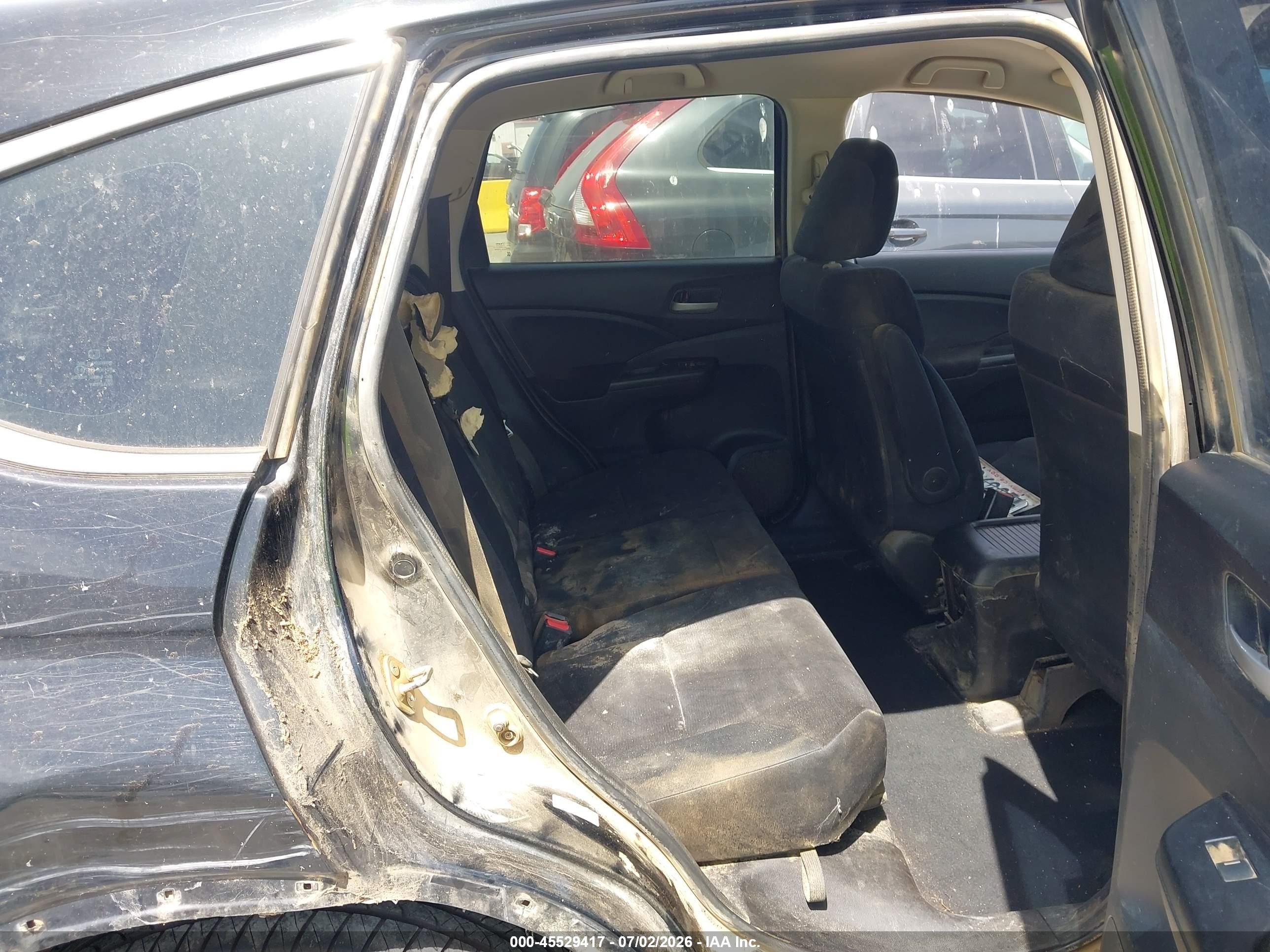 2014 Honda Cr-v Lx Черный vin: 2HKRM3H35EH503500