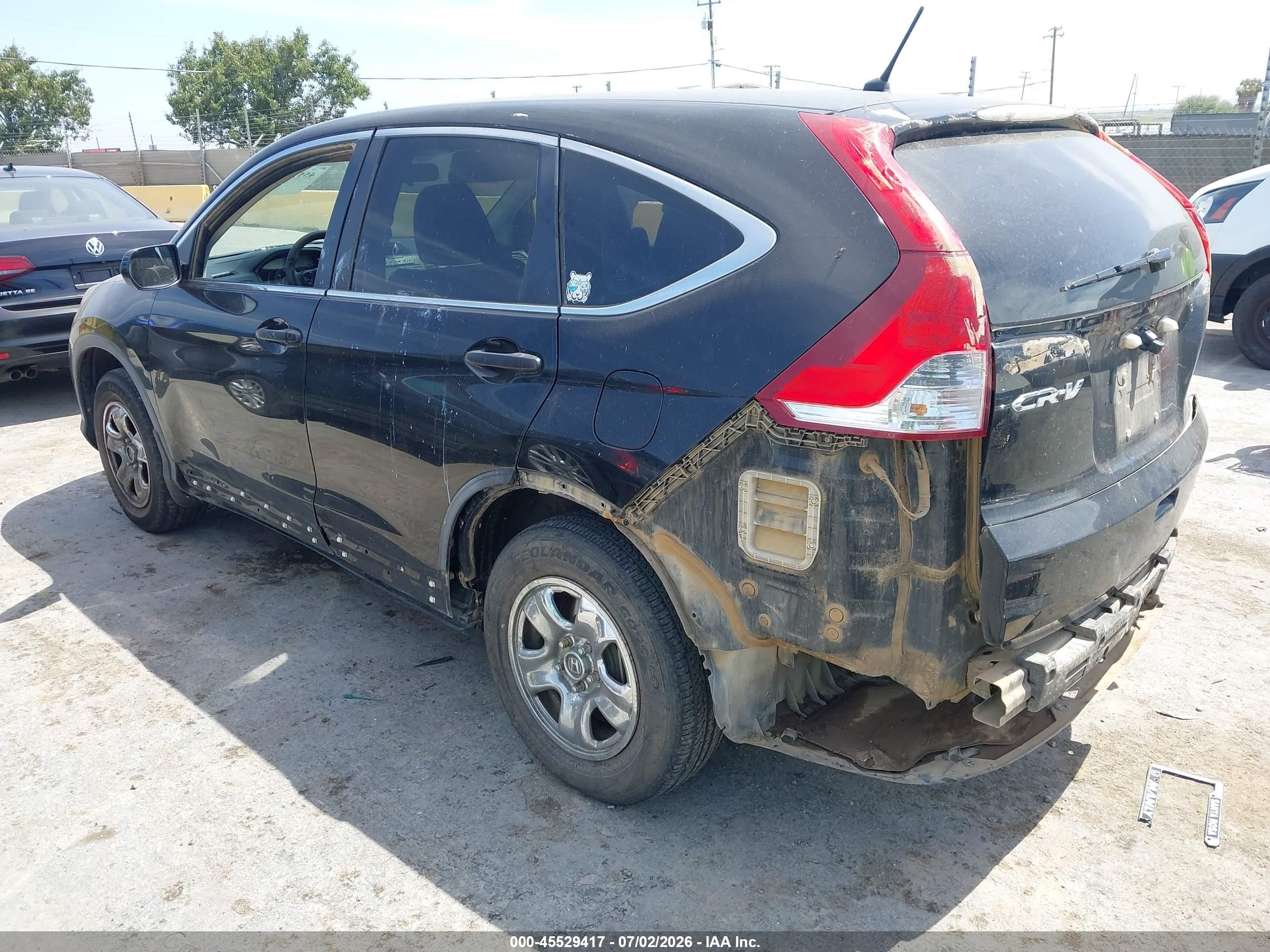 2014 Honda Cr-v Lx Черный vin: 2HKRM3H35EH503500