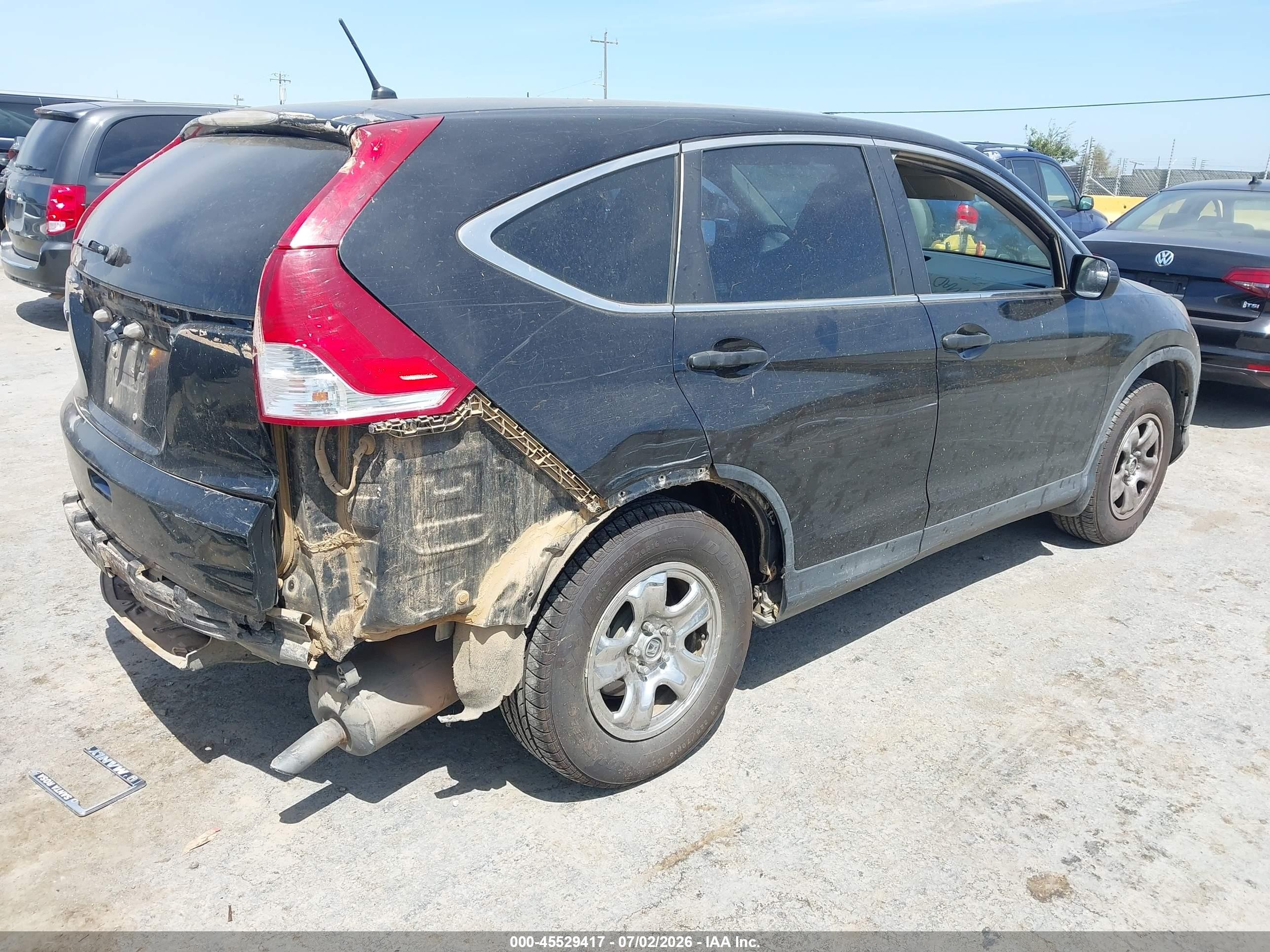2014 Honda Cr-v Lx Черный vin: 2HKRM3H35EH503500