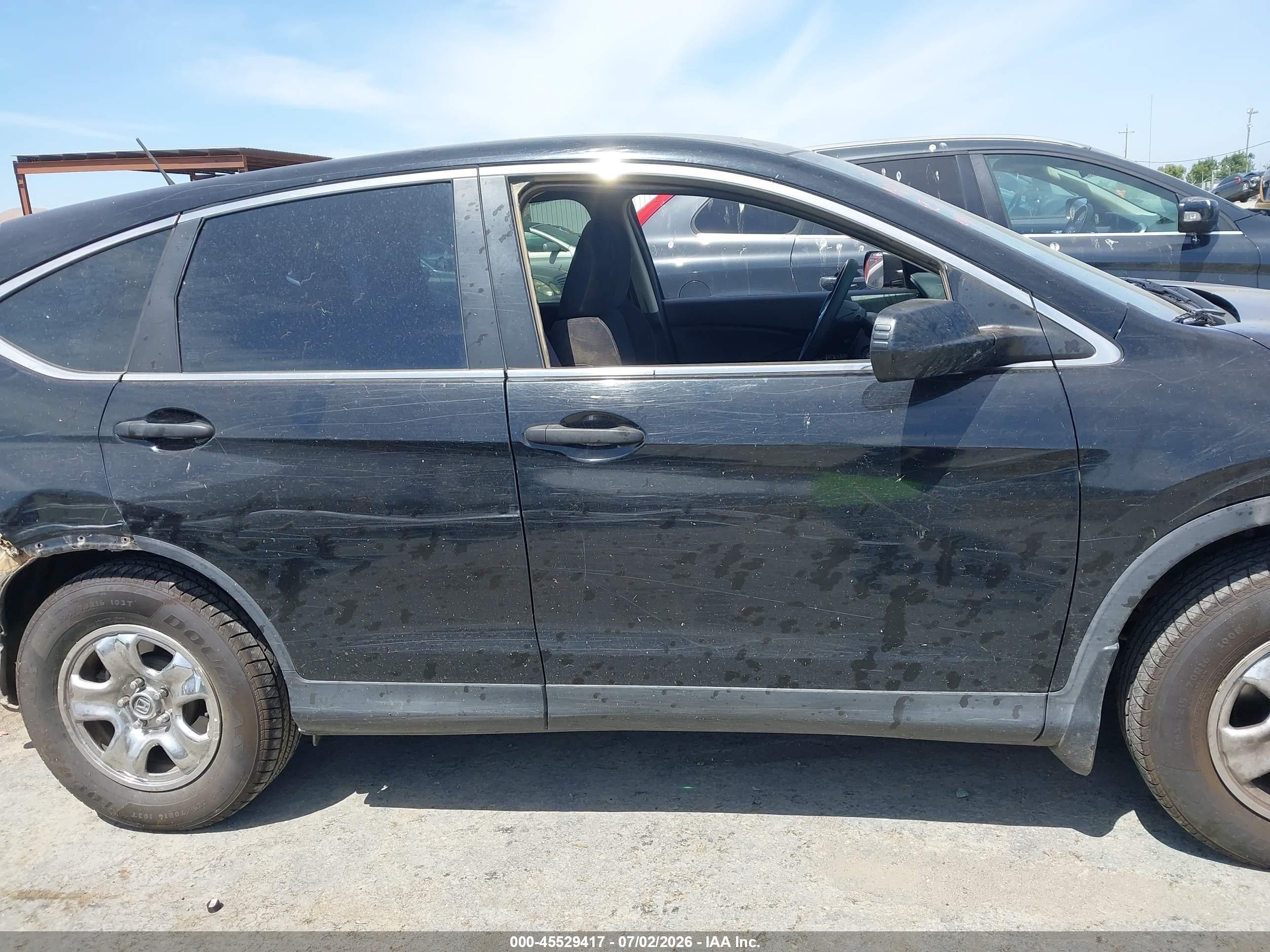 2014 Honda Cr-v Lx Черный vin: 2HKRM3H35EH503500