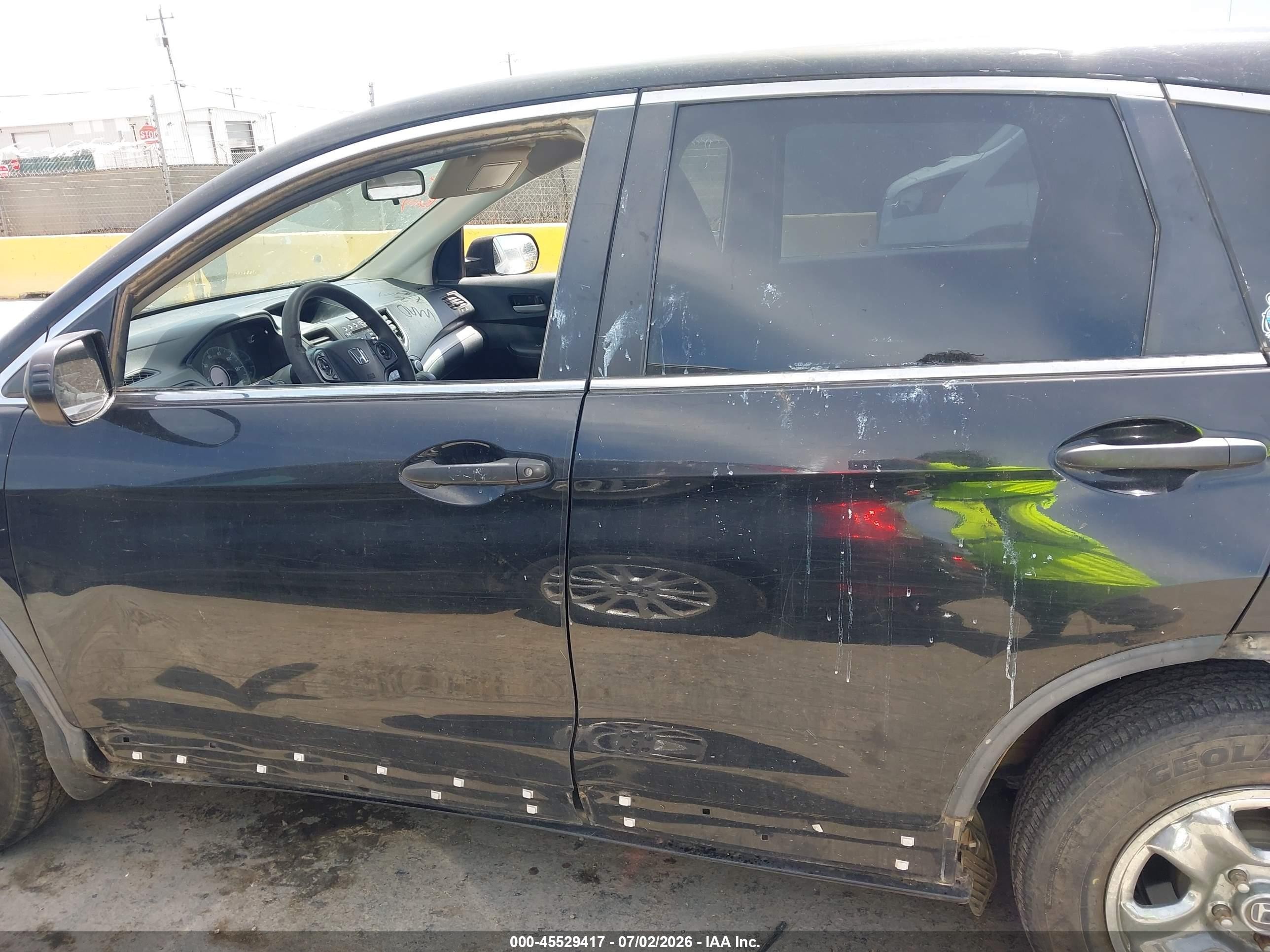 2014 Honda Cr-v Lx Черный vin: 2HKRM3H35EH503500