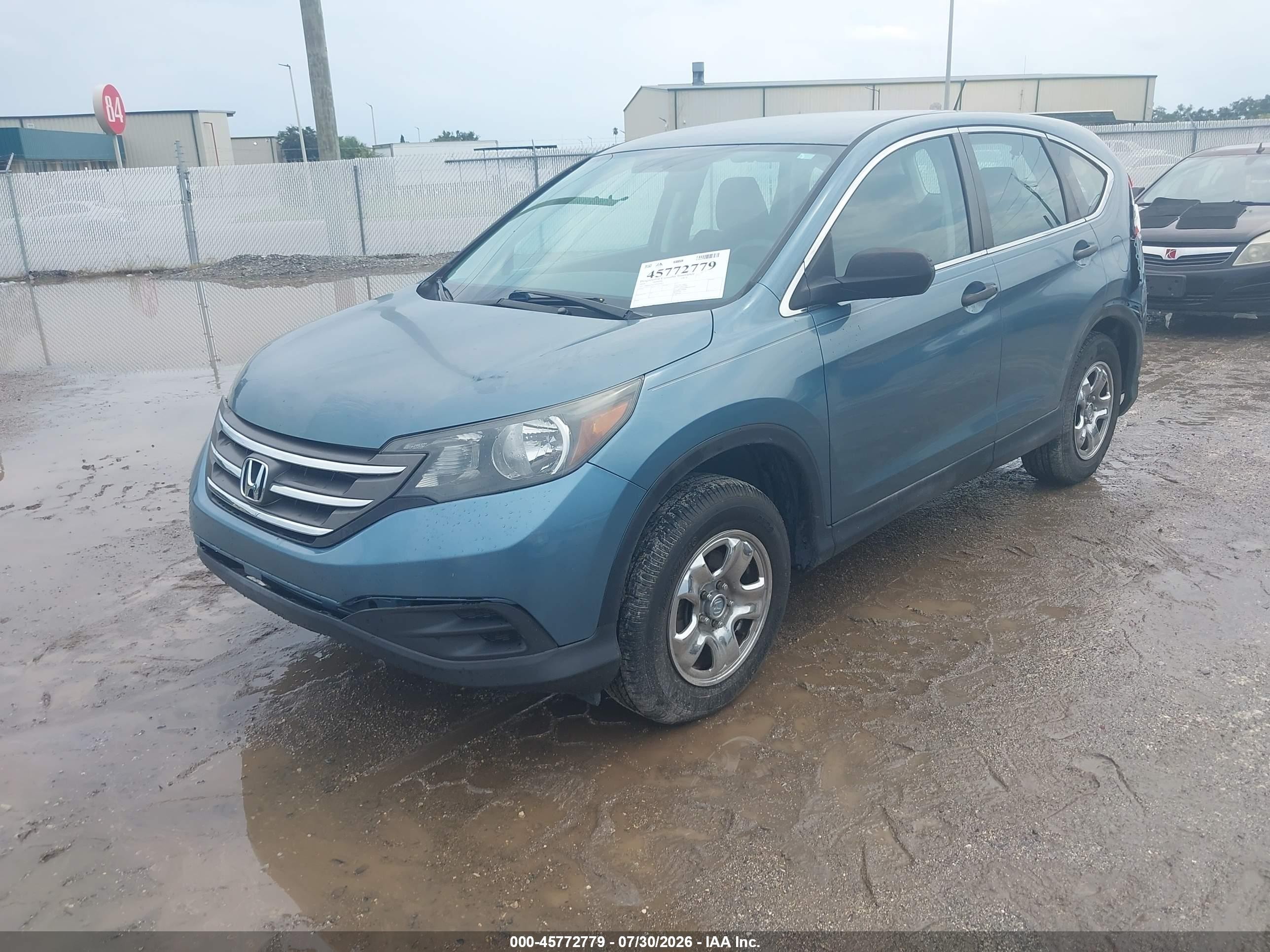 2014 Honda Cr-v Lx Turquoise vin: 2HKRM3H35EH505411