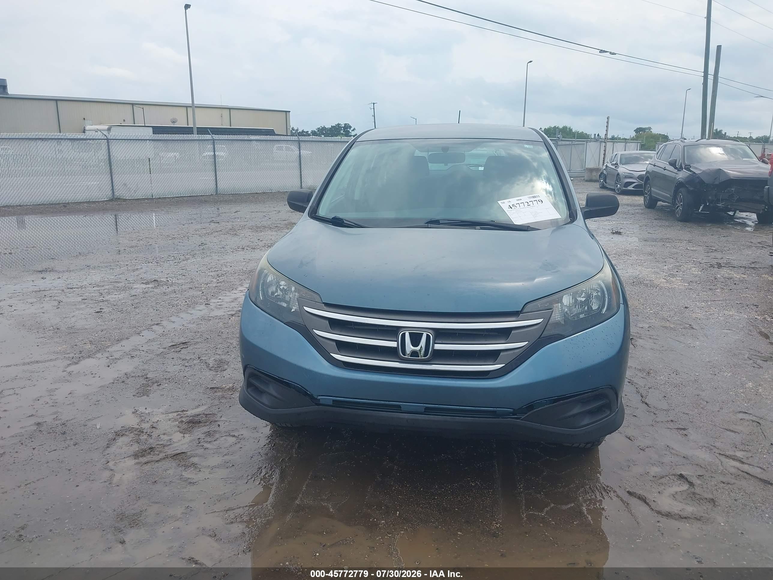 2014 Honda Cr-v Lx Turquoise vin: 2HKRM3H35EH505411