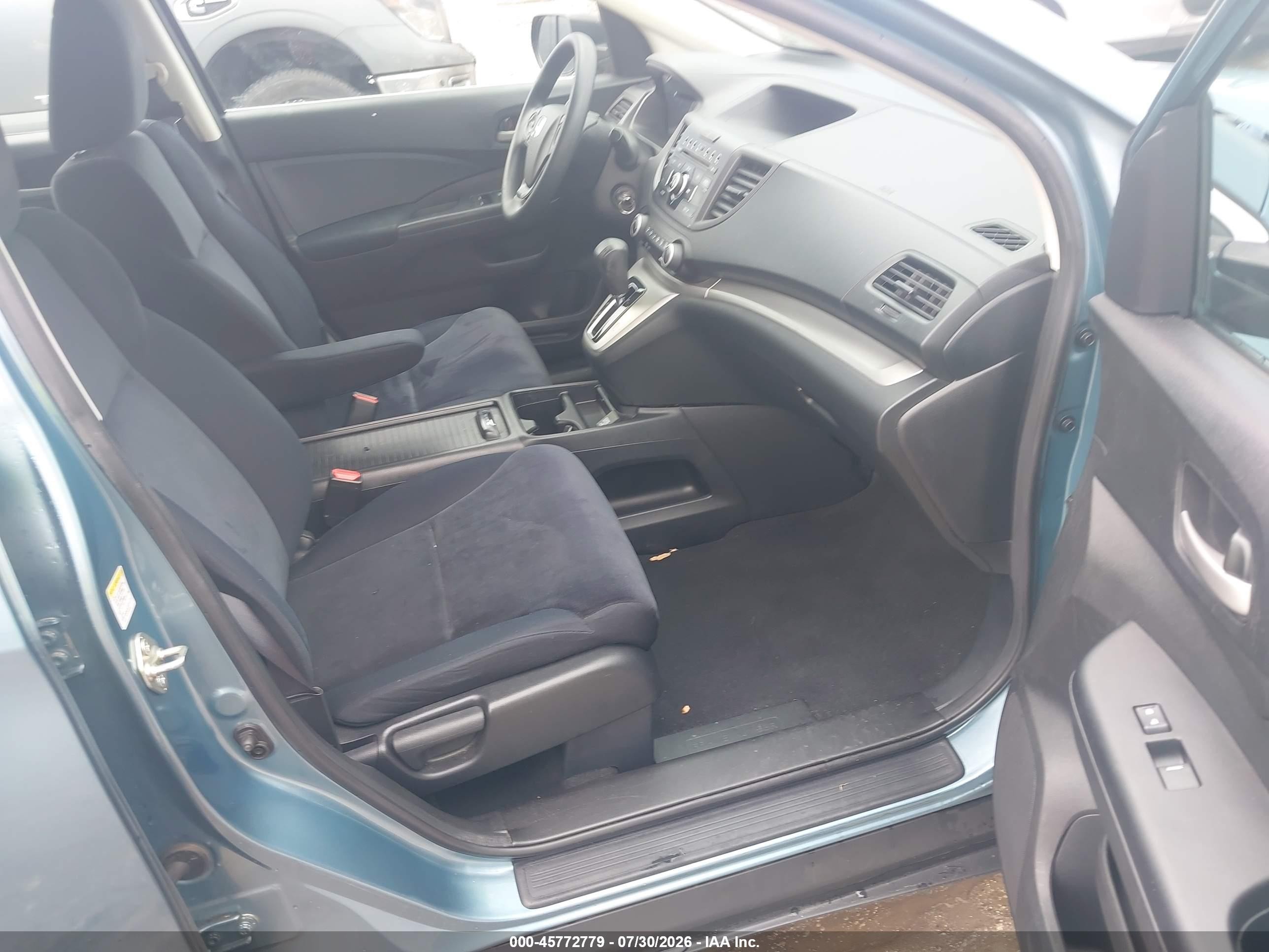 2014 Honda Cr-v Lx Turquoise vin: 2HKRM3H35EH505411