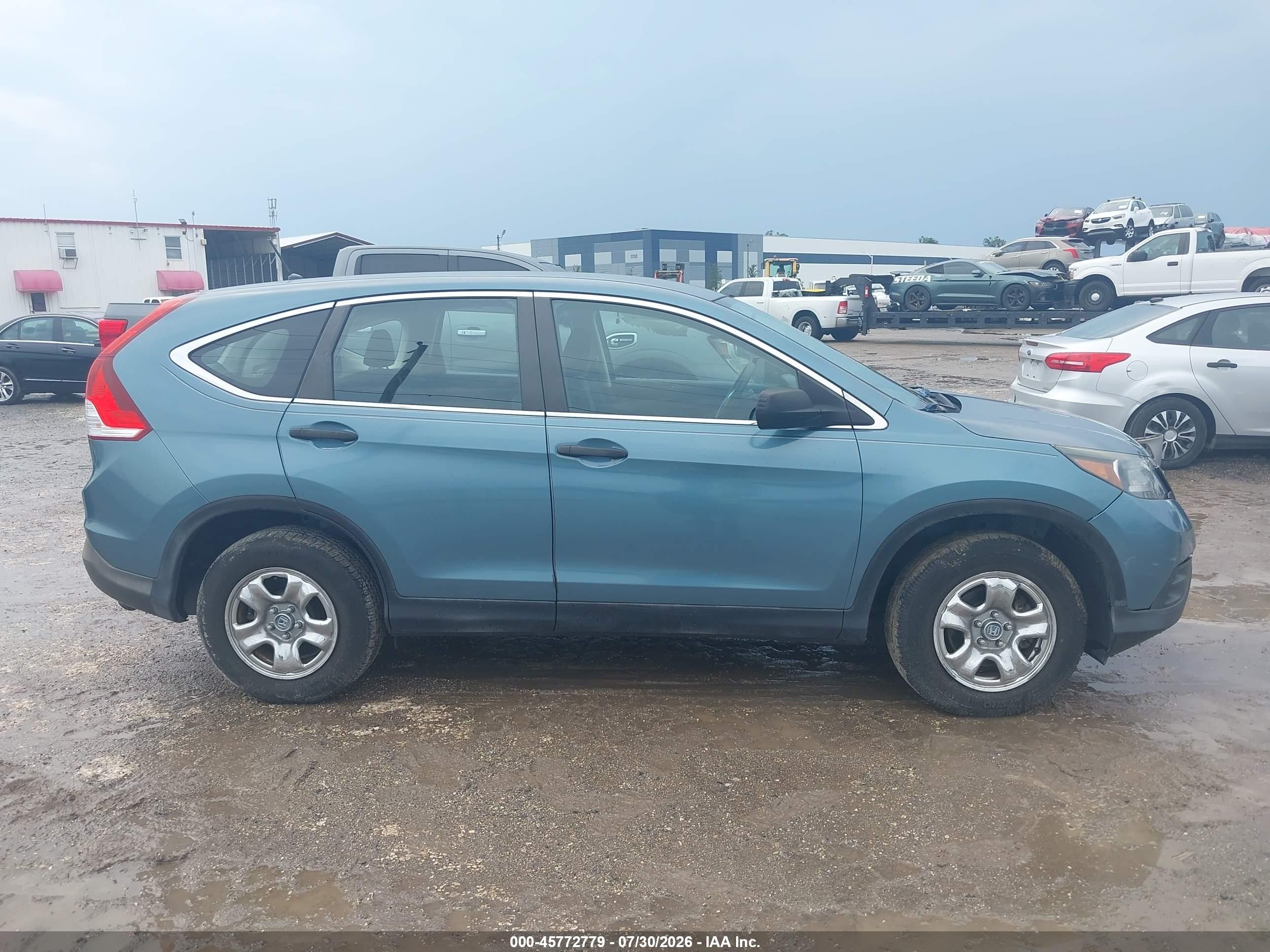 2014 Honda Cr-v Lx Turquoise vin: 2HKRM3H35EH505411