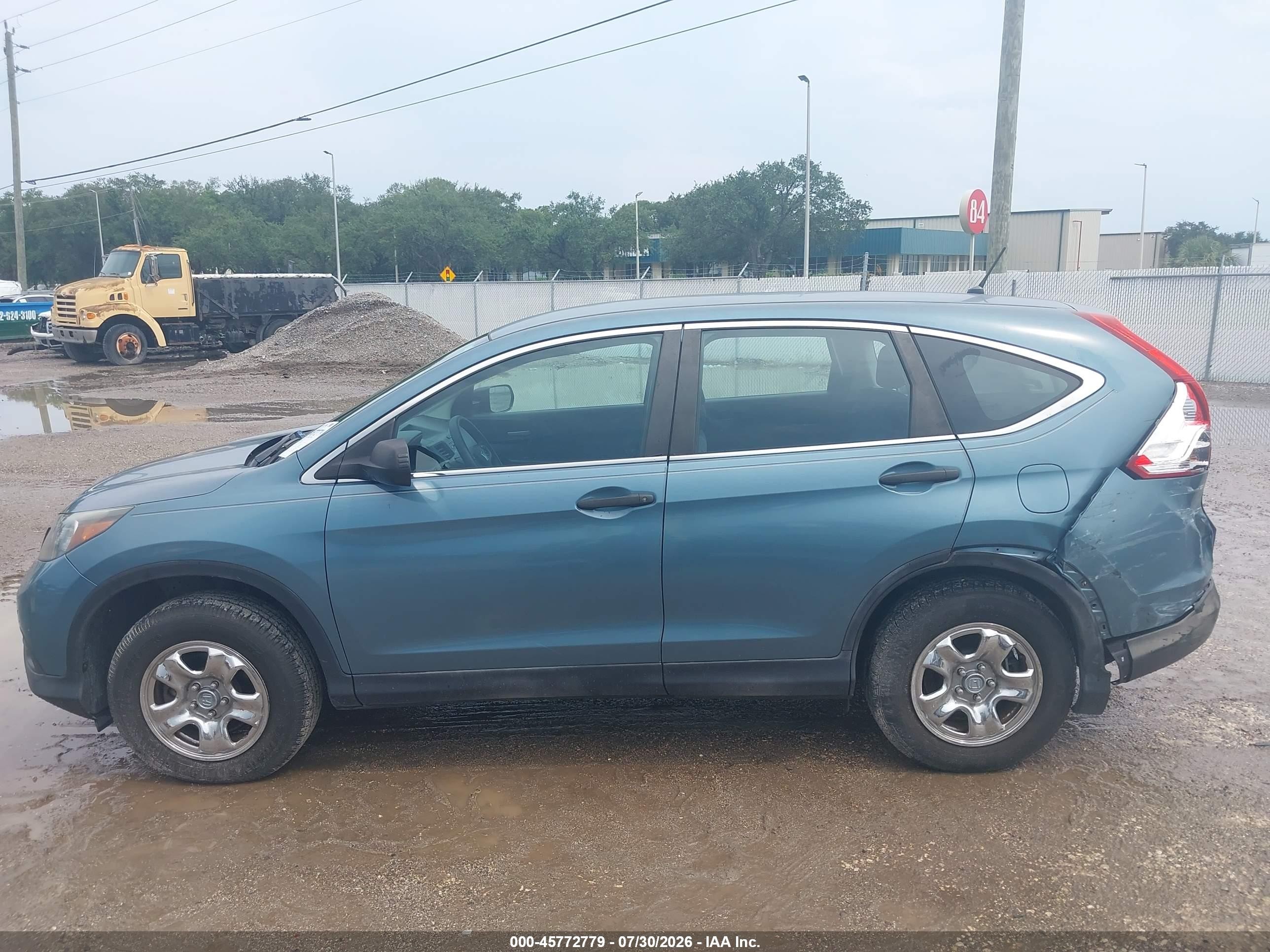 2014 Honda Cr-v Lx Turquoise vin: 2HKRM3H35EH505411