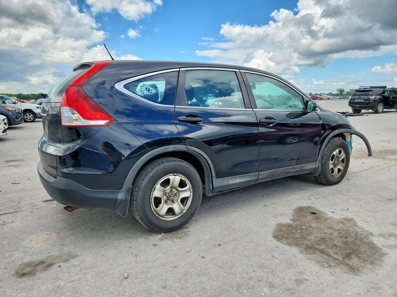 2014 Honda Cr-v Lx Black vin: 2HKRM3H35EH512777