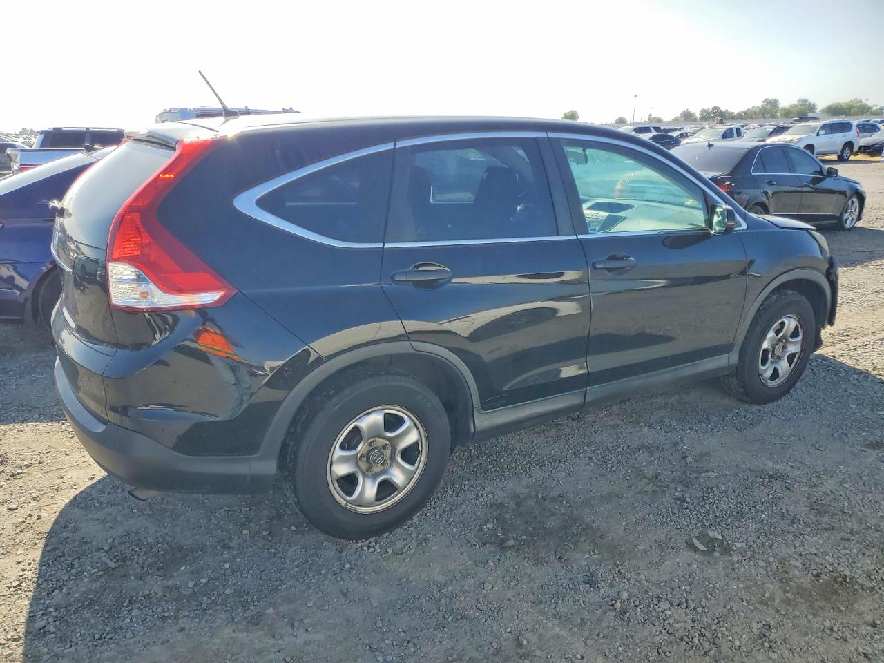 2014 Honda Cr-v Lx Black vin: 2HKRM3H35EH522242