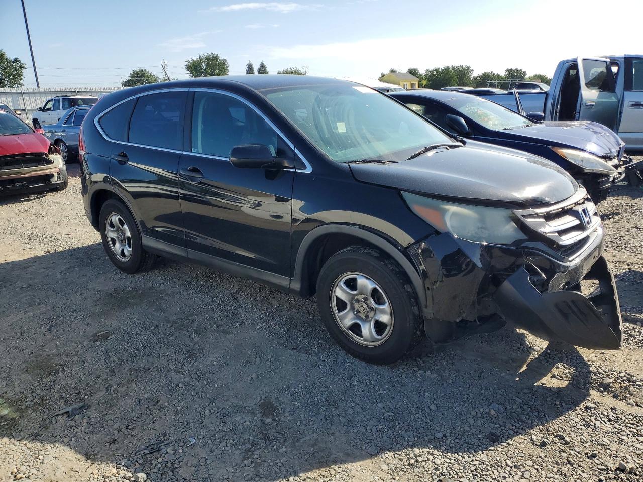 2014 Honda Cr-v Lx Black vin: 2HKRM3H35EH522242