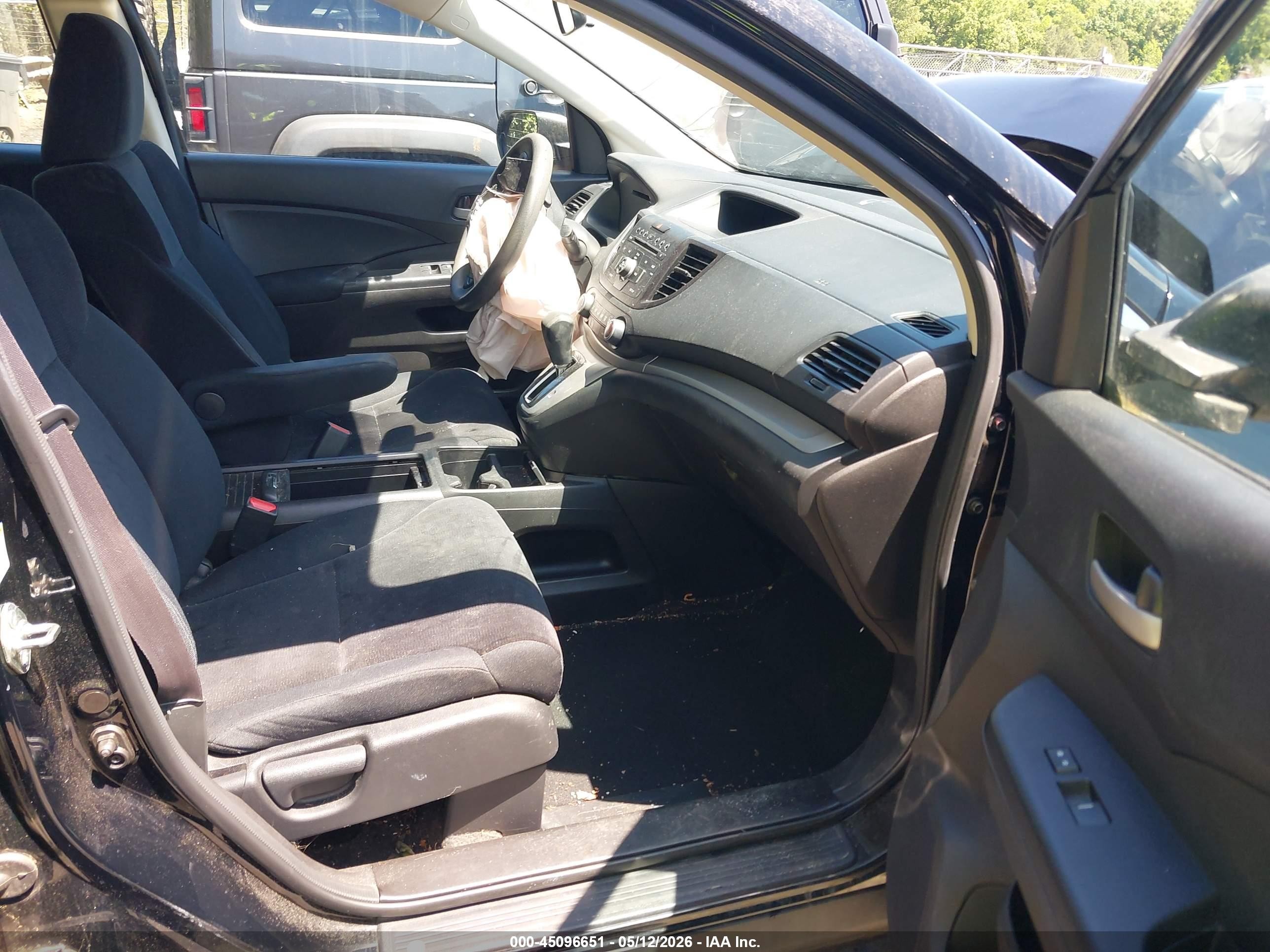 2014 Honda Cr-v Lx Black vin: 2HKRM3H35EH523567