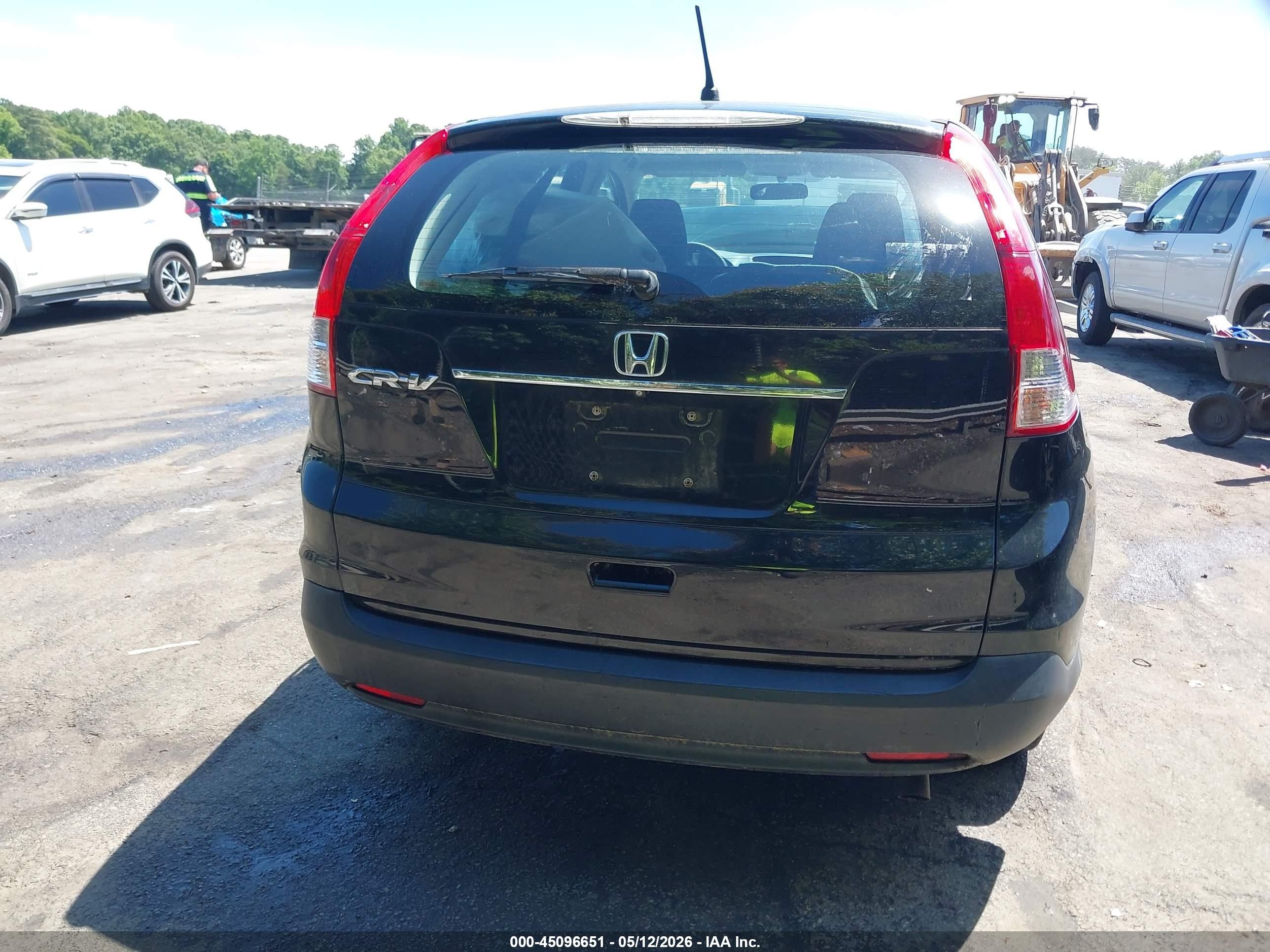 2014 Honda Cr-v Lx Black vin: 2HKRM3H35EH523567