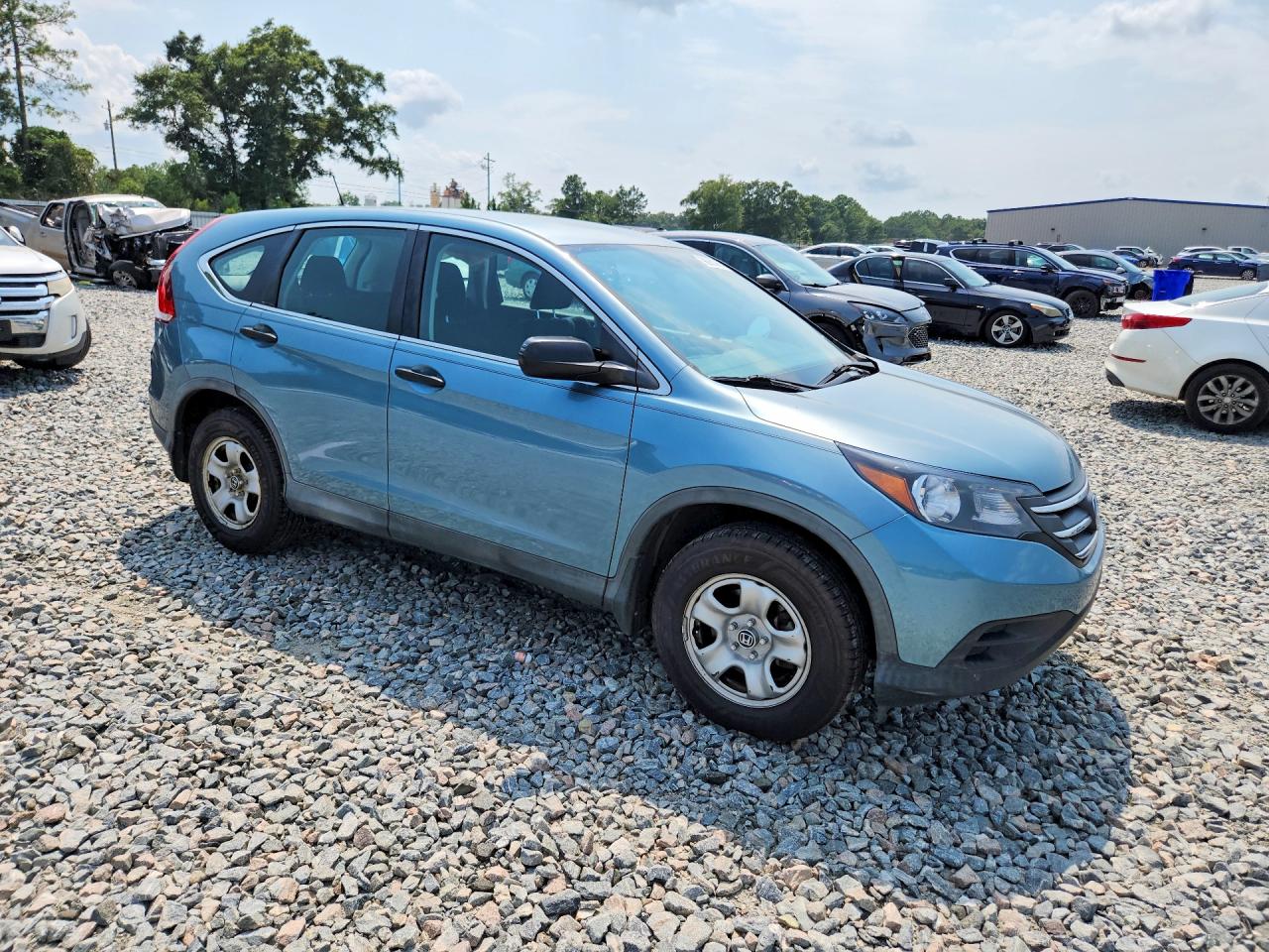 2014 Honda Cr-v Lx Teal vin: 2HKRM3H35EH561168