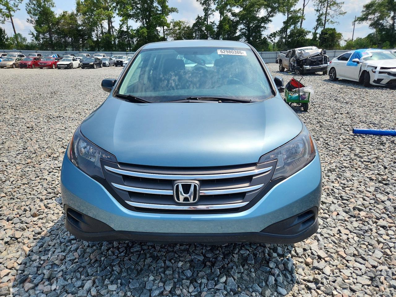2014 Honda Cr-v Lx Teal vin: 2HKRM3H35EH561168