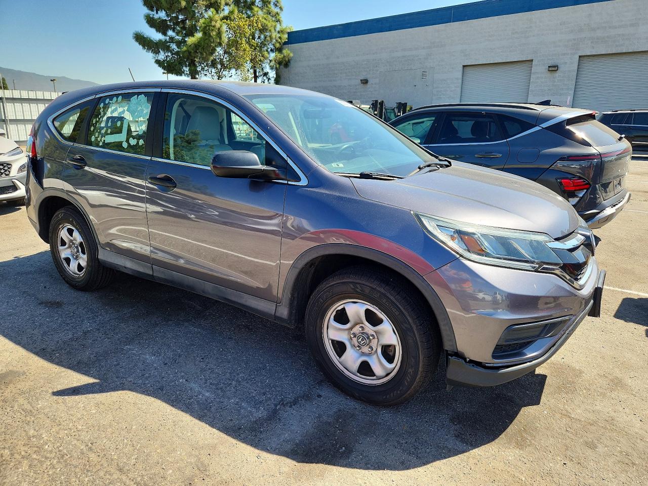 2015 Honda Cr-v Lx Gray vin: 2HKRM3H35FH504700