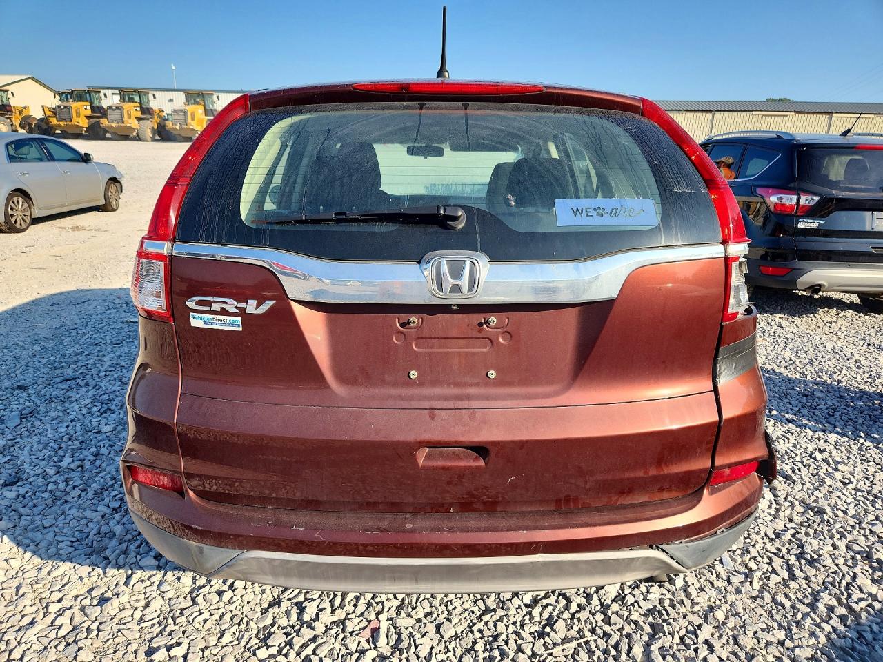 2015 Honda Cr-v Lx Maroon vin: 2HKRM3H35FH526535