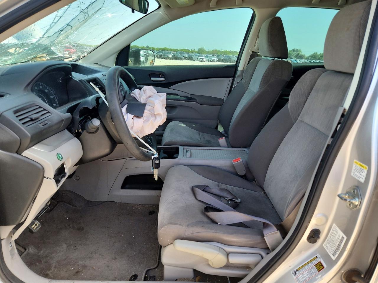 2012 Honda Cr-v Lx Silver vin: 2HKRM3H36CH501154
