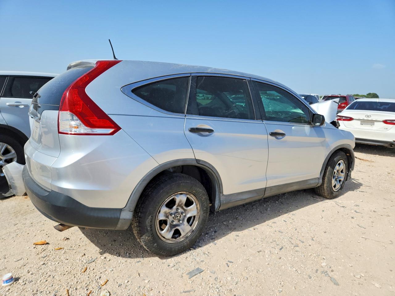 2012 Honda Cr-v Lx Silver vin: 2HKRM3H36CH501154