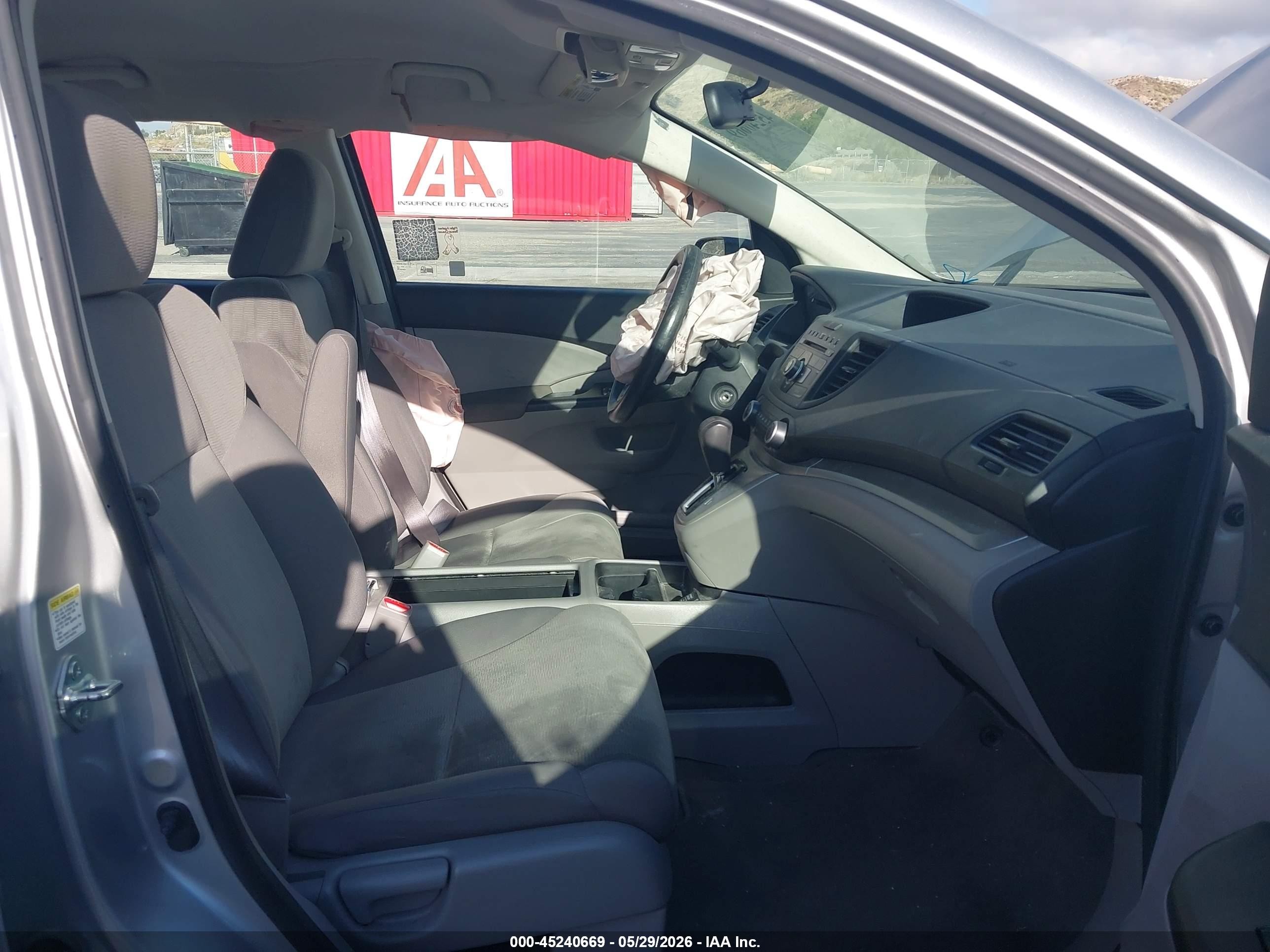 2012 Honda Cr-v Lx Silver vin: 2HKRM3H36CH504667