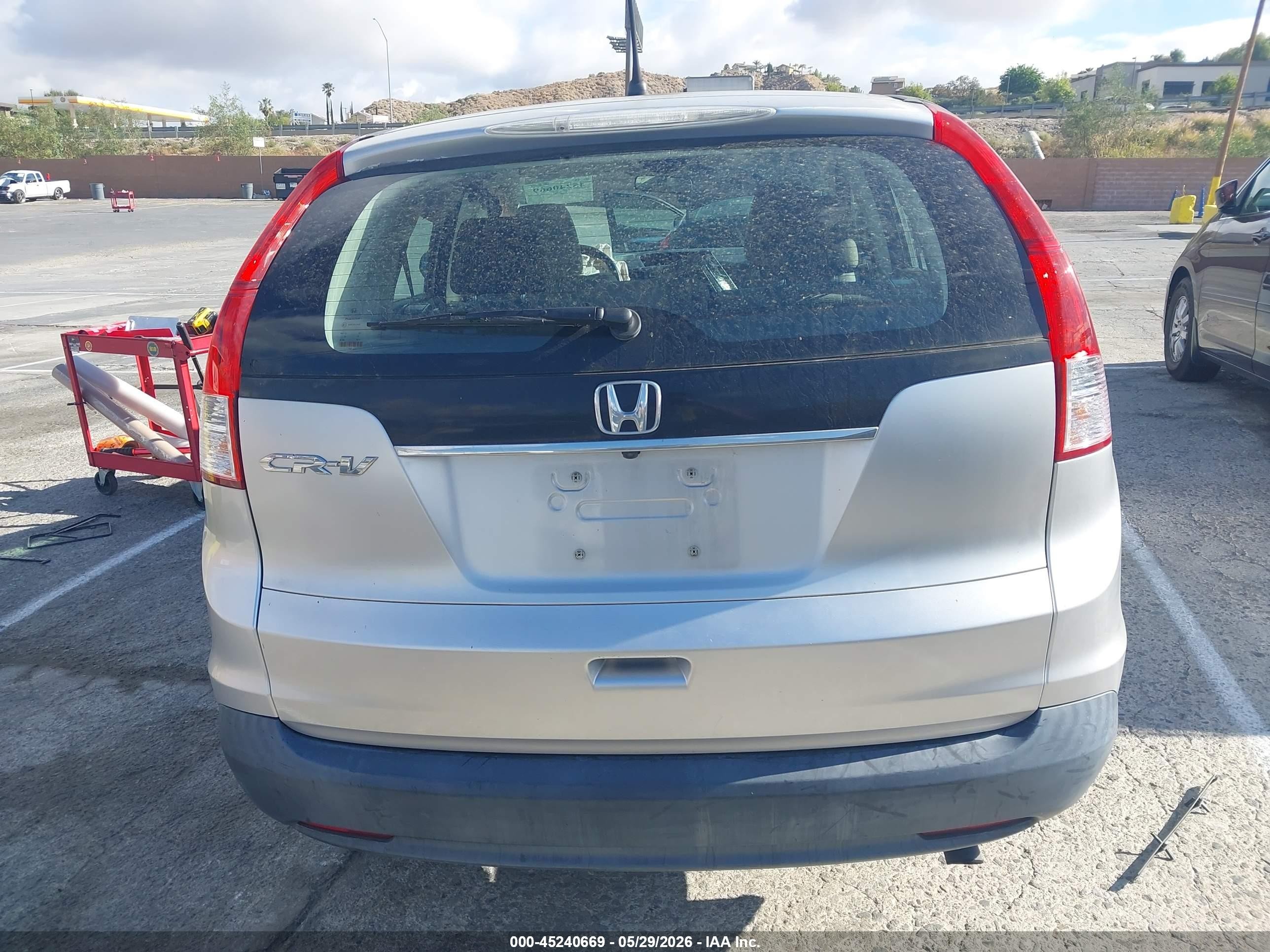 2012 Honda Cr-v Lx Silver vin: 2HKRM3H36CH504667