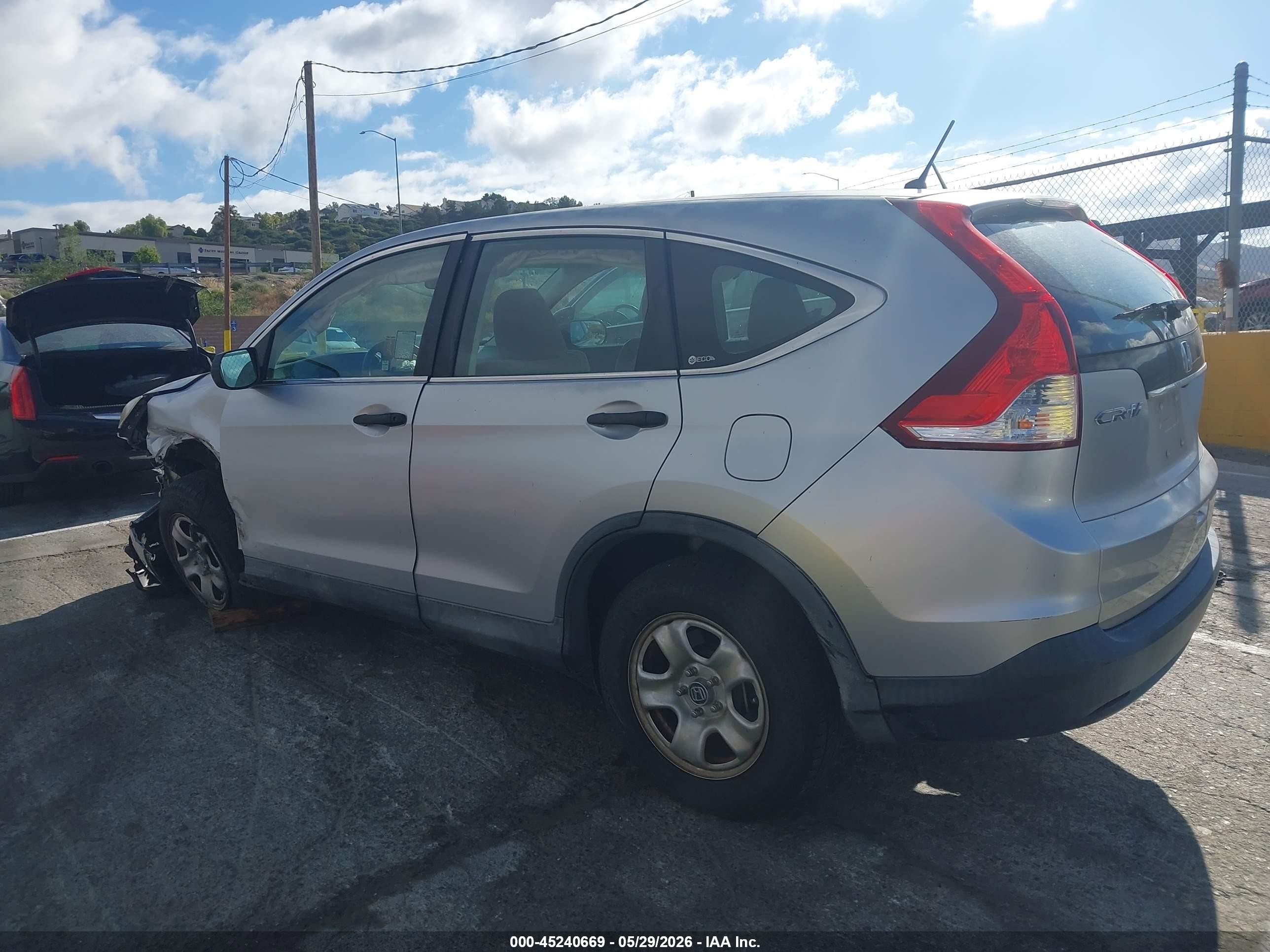 2012 Honda Cr-v Lx Silver vin: 2HKRM3H36CH504667