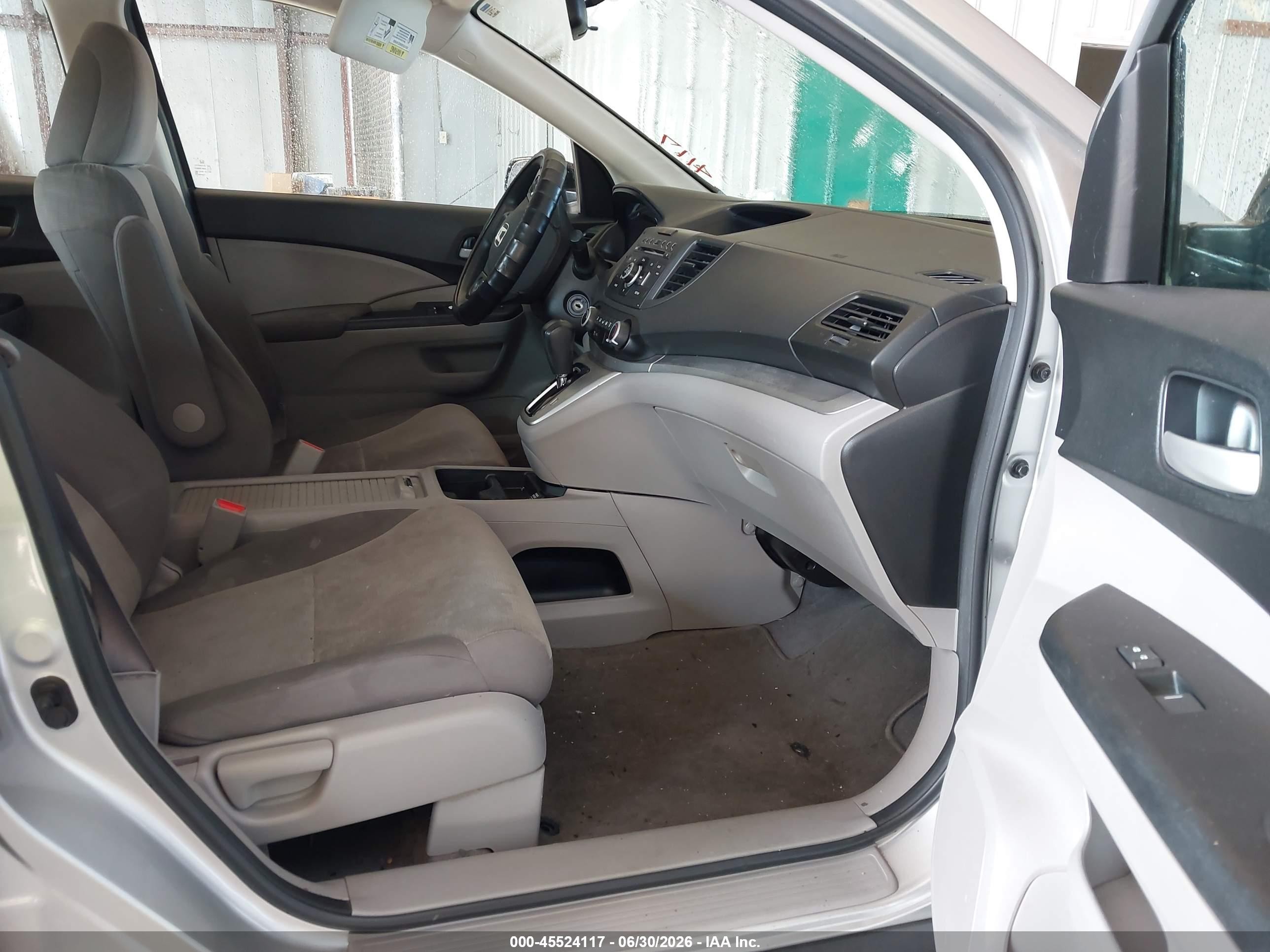 2013 Honda Cr-v Lx Gray vin: 2HKRM3H36DH501494