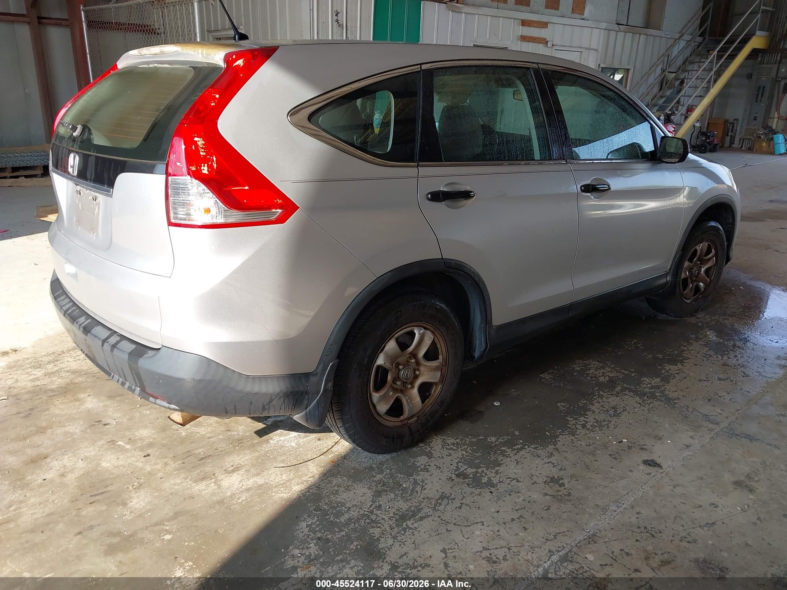 2013 Honda Cr-v Lx Gray vin: 2HKRM3H36DH501494
