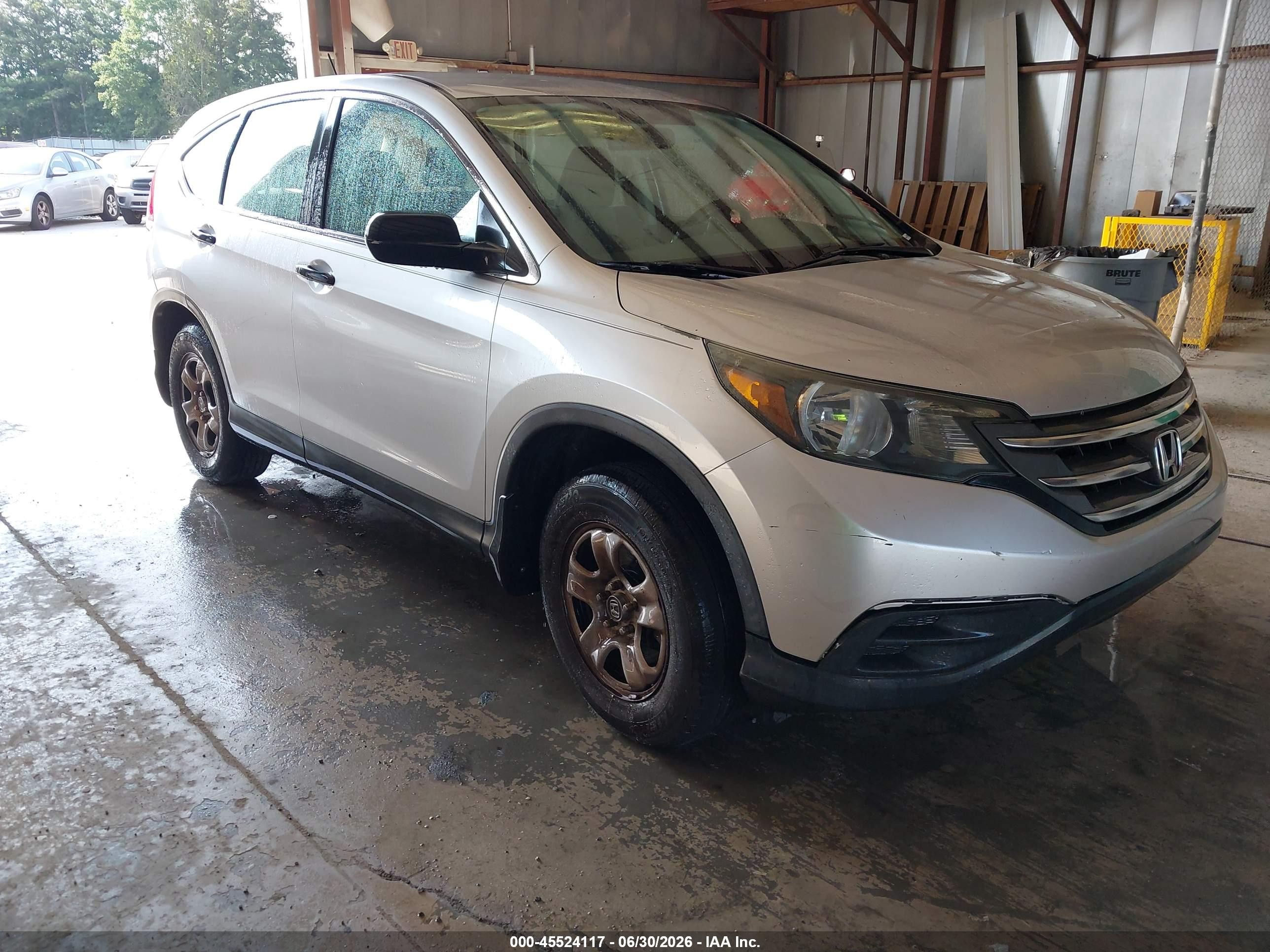 2013 Honda Cr-v Lx Серый vin: 2HKRM3H36DH501494
