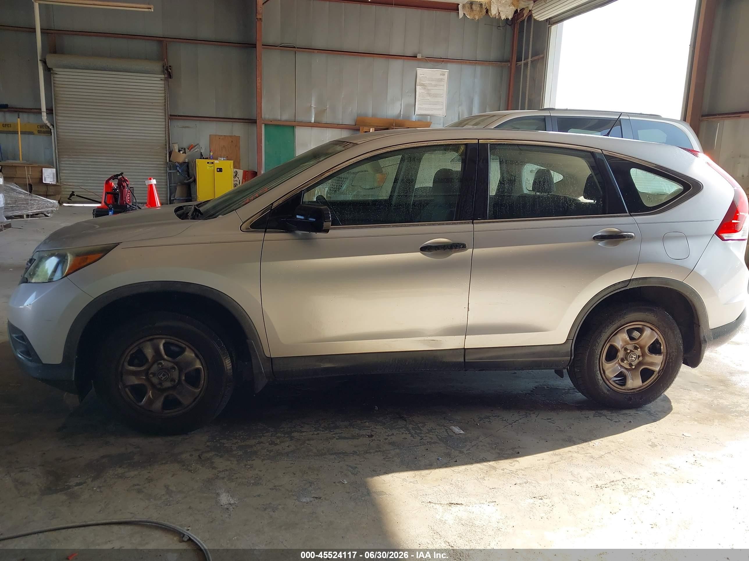 2013 Honda Cr-v Lx Gray vin: 2HKRM3H36DH501494