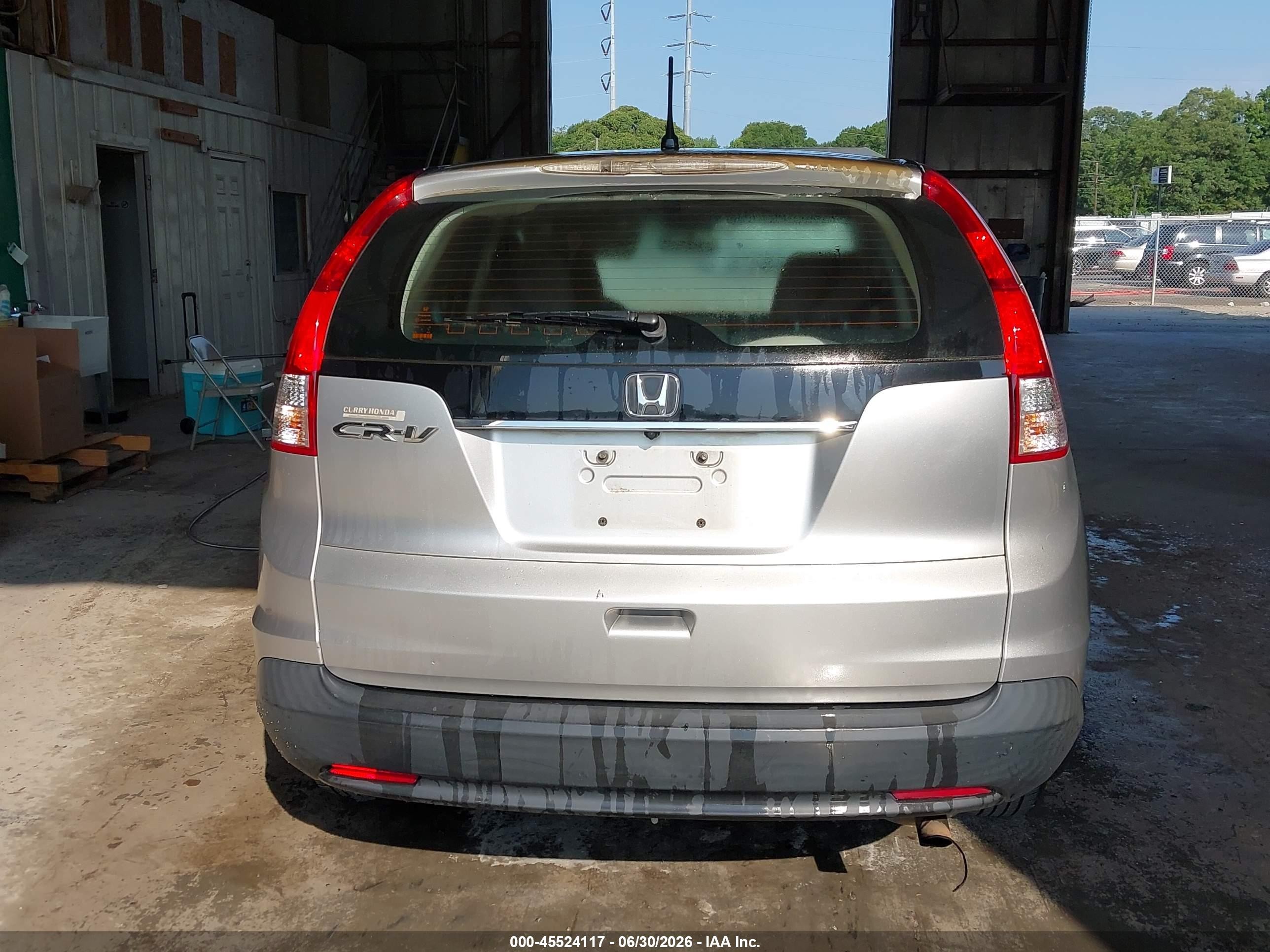 2013 Honda Cr-v Lx Gray vin: 2HKRM3H36DH501494