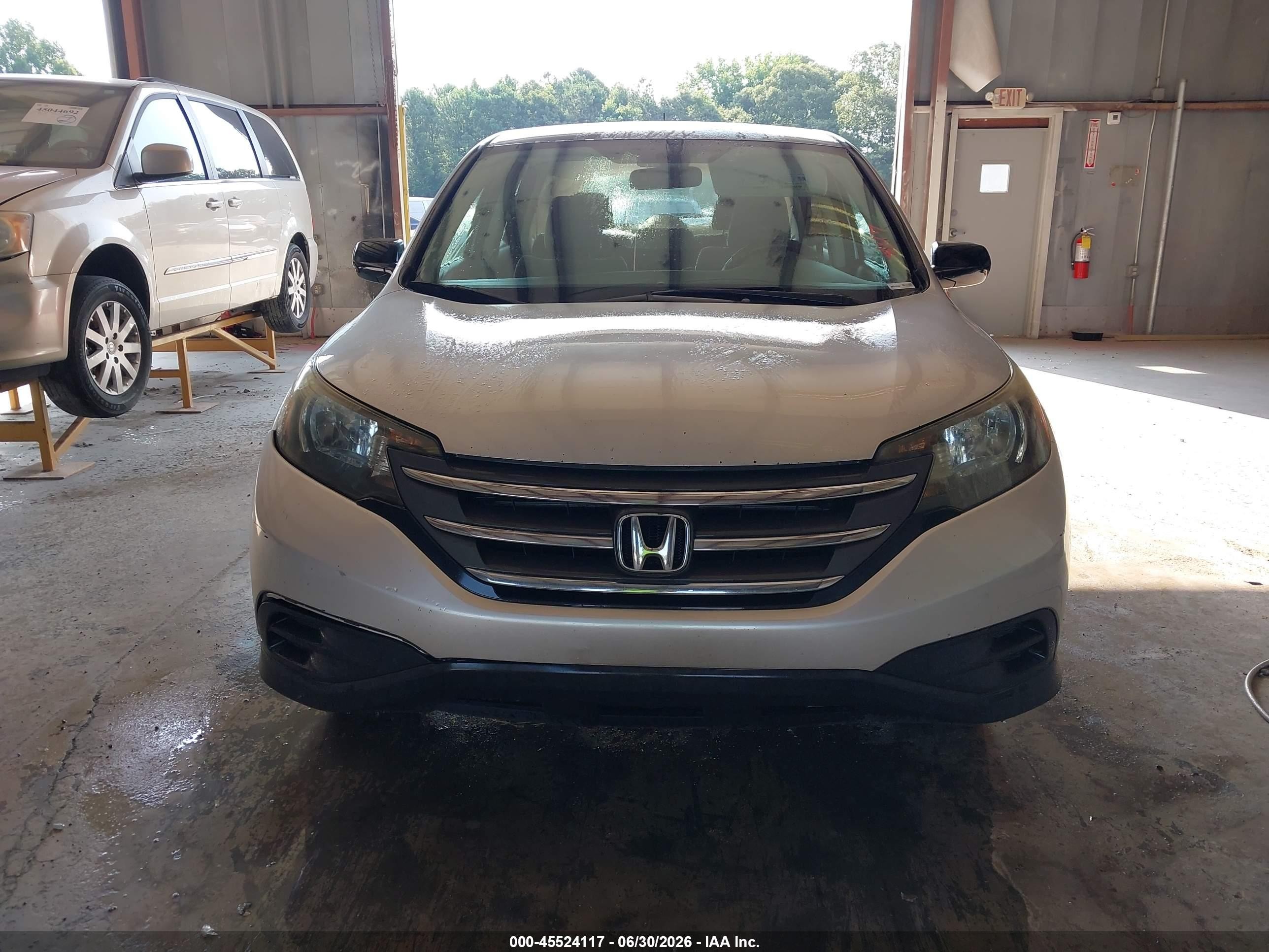 2013 Honda Cr-v Lx Gray vin: 2HKRM3H36DH501494