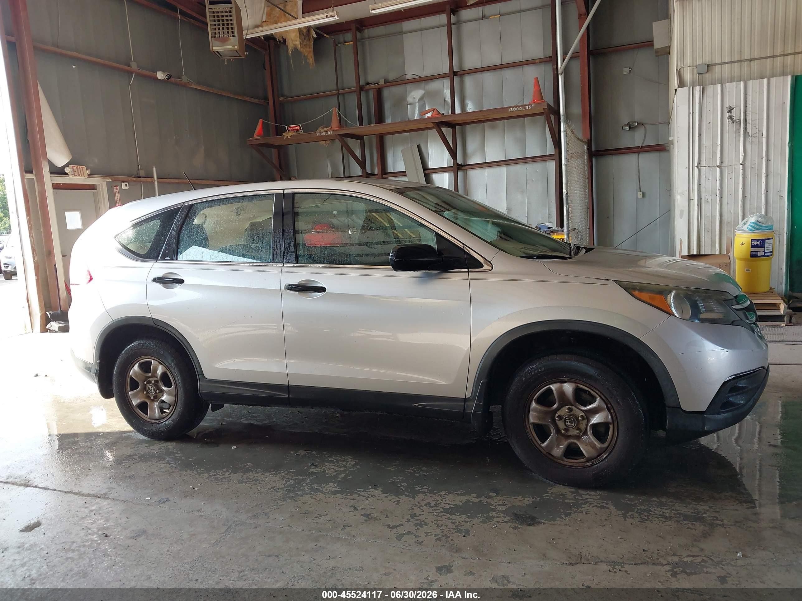 2013 Honda Cr-v Lx Gray vin: 2HKRM3H36DH501494