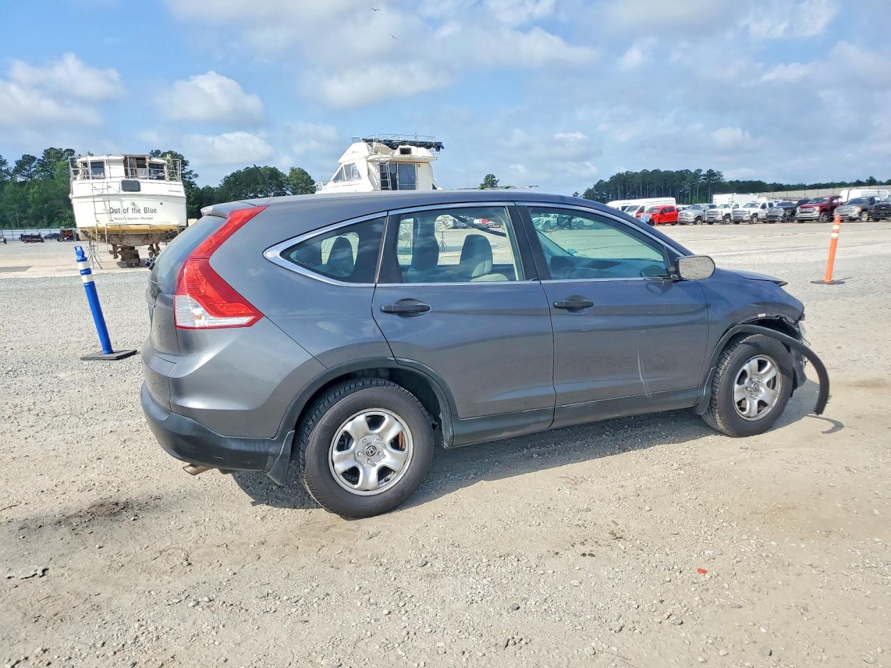 2013 Honda Cr-v Lx Gray vin: 2HKRM3H36DH504251