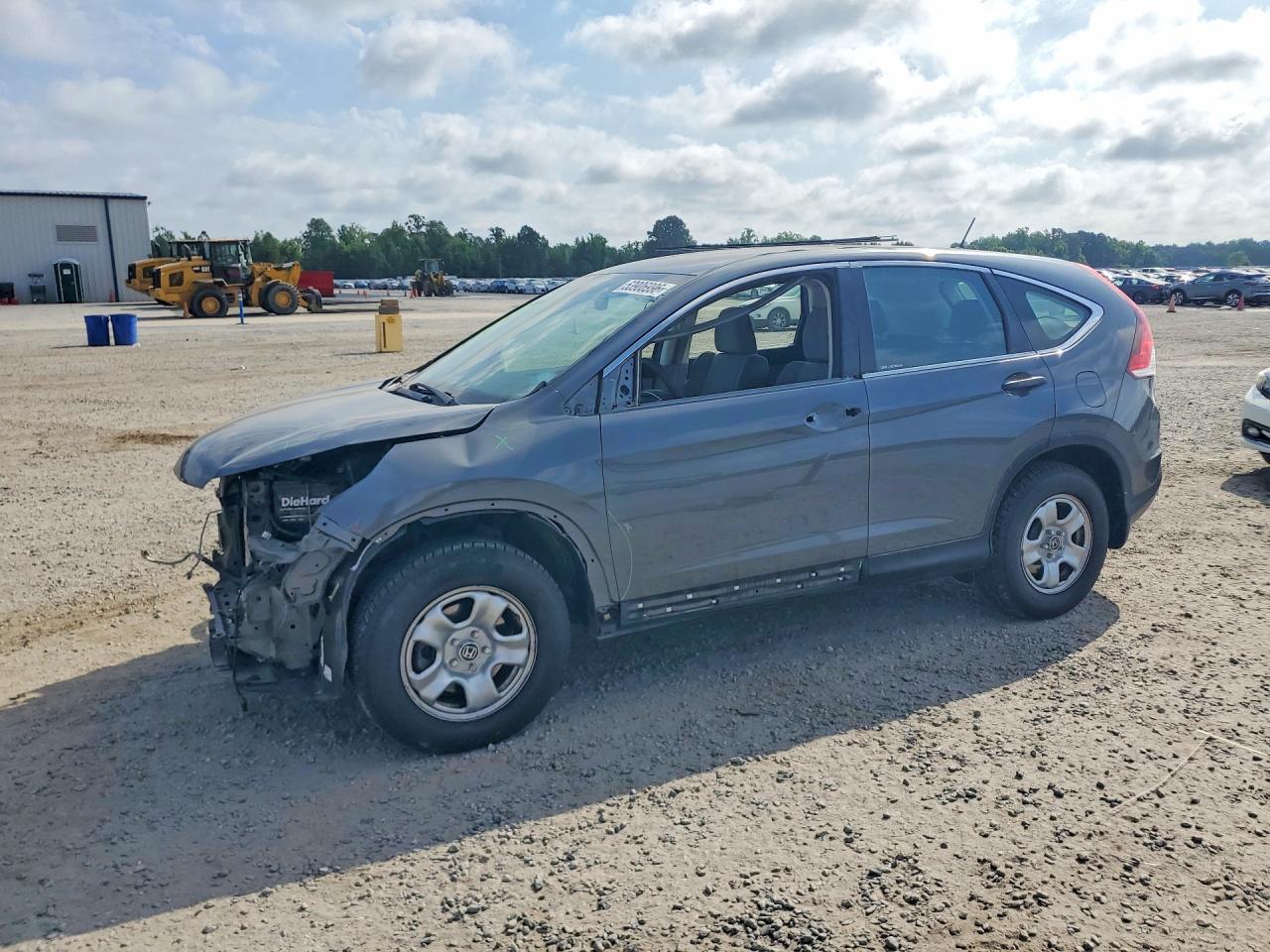 2013 Honda Cr-v Lx Gray vin: 2HKRM3H36DH504251