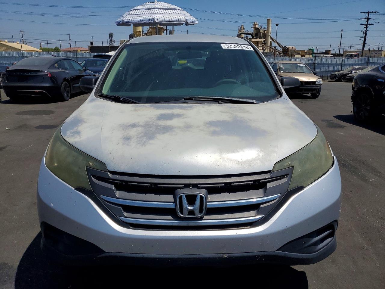 2014 Honda Cr-v Lx Silver vin: 2HKRM3H36EH502548