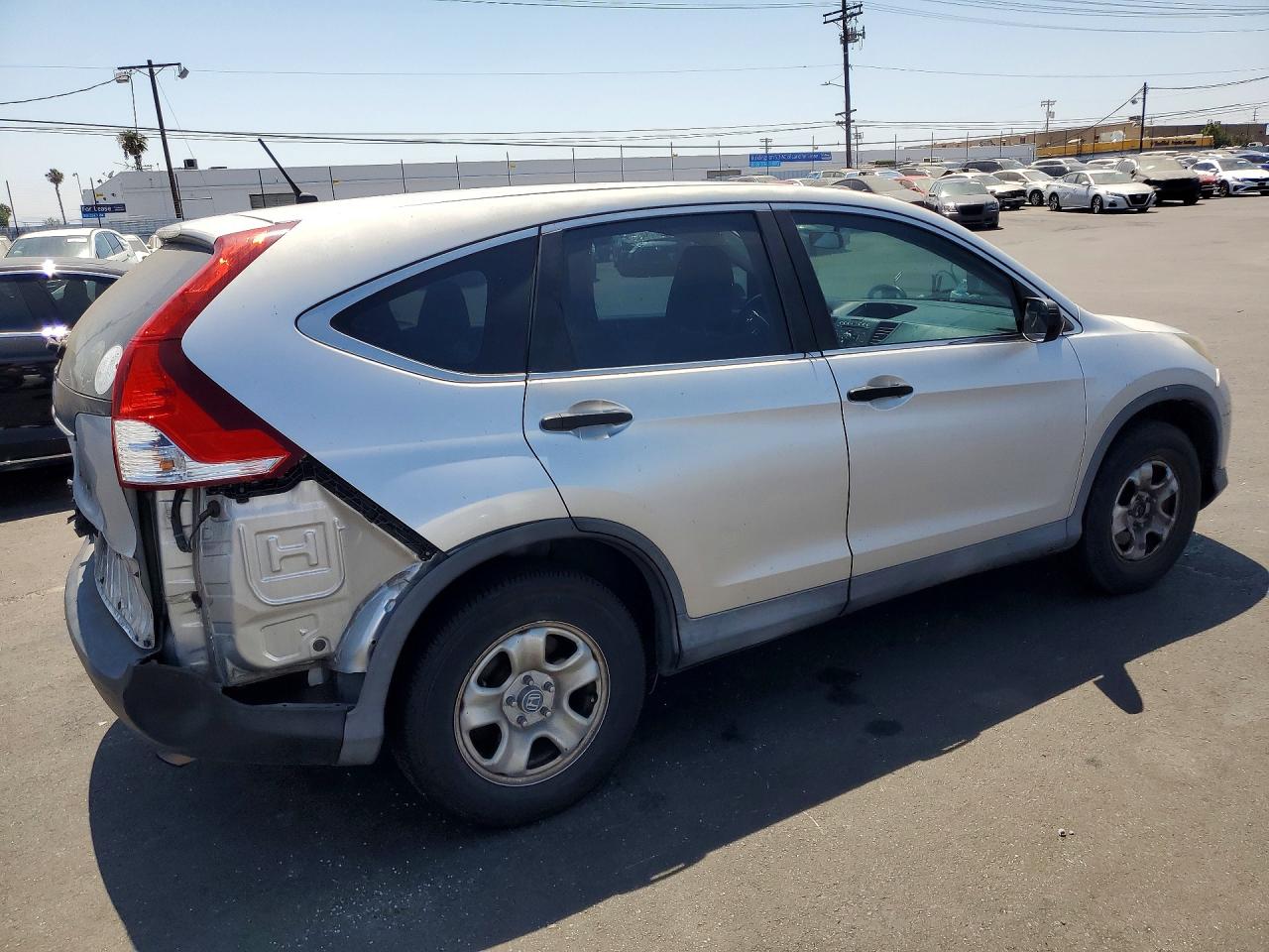 2014 Honda Cr-v Lx Silver vin: 2HKRM3H36EH502548