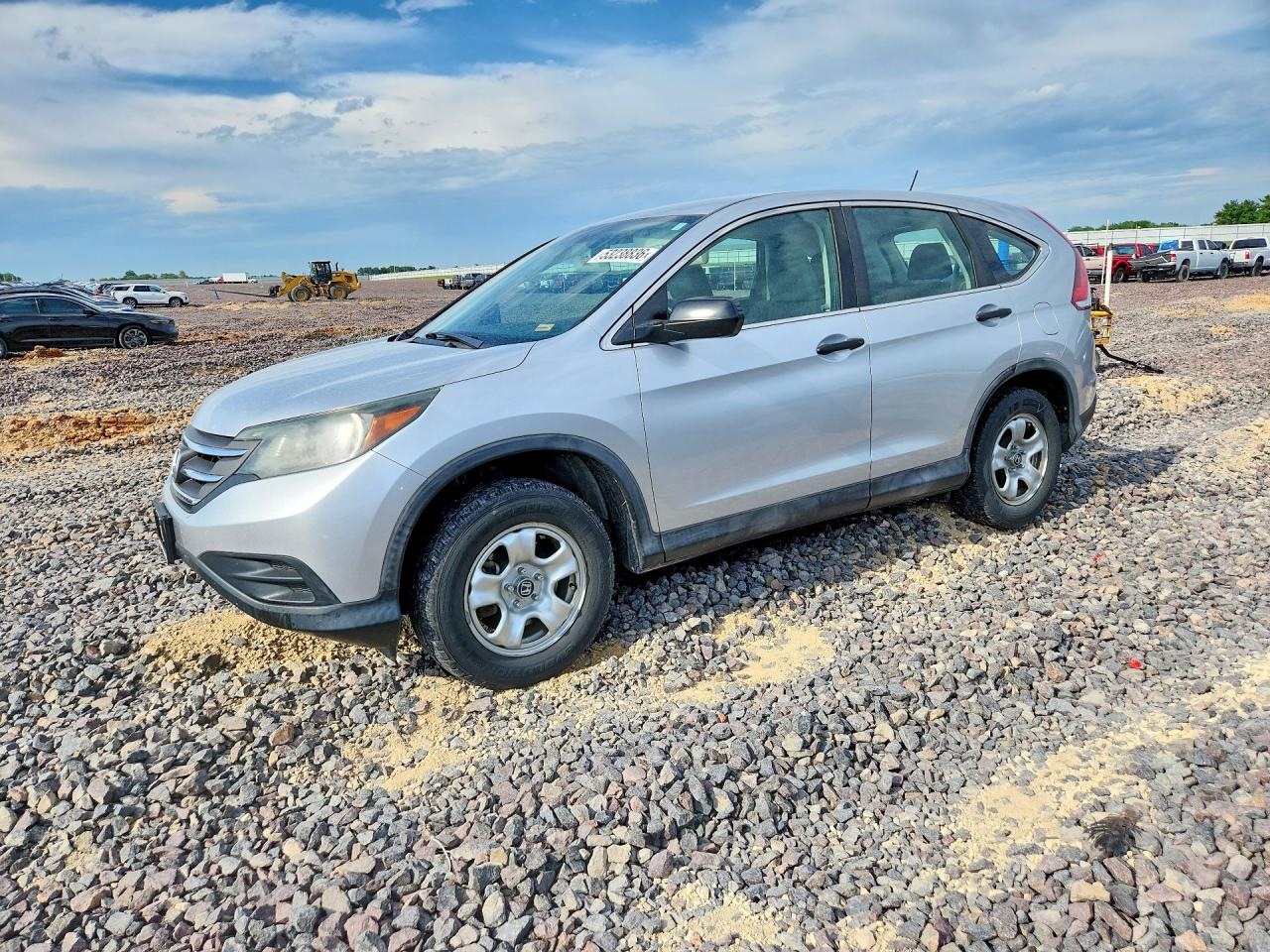 2014 Honda Cr-v Lx Silver vin: 2HKRM3H36EH523142
