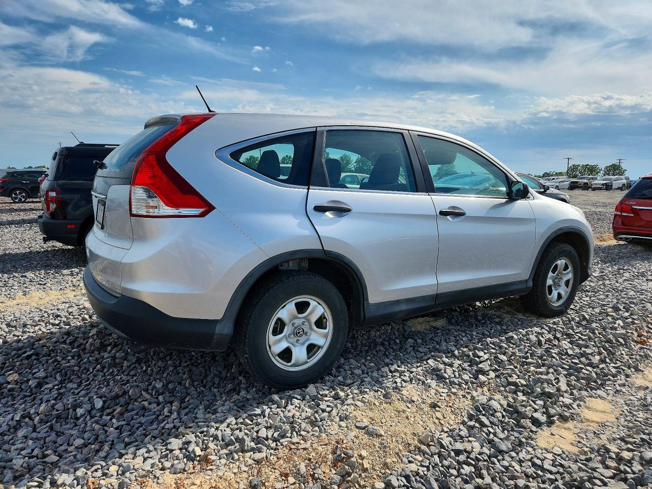 2014 Honda Cr-v Lx Silver vin: 2HKRM3H36EH523142