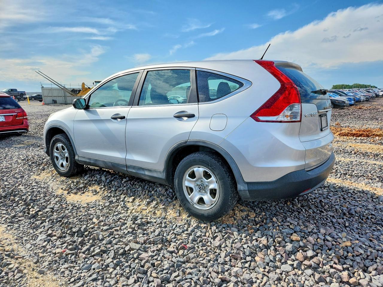 2014 Honda Cr-v Lx Silver vin: 2HKRM3H36EH523142